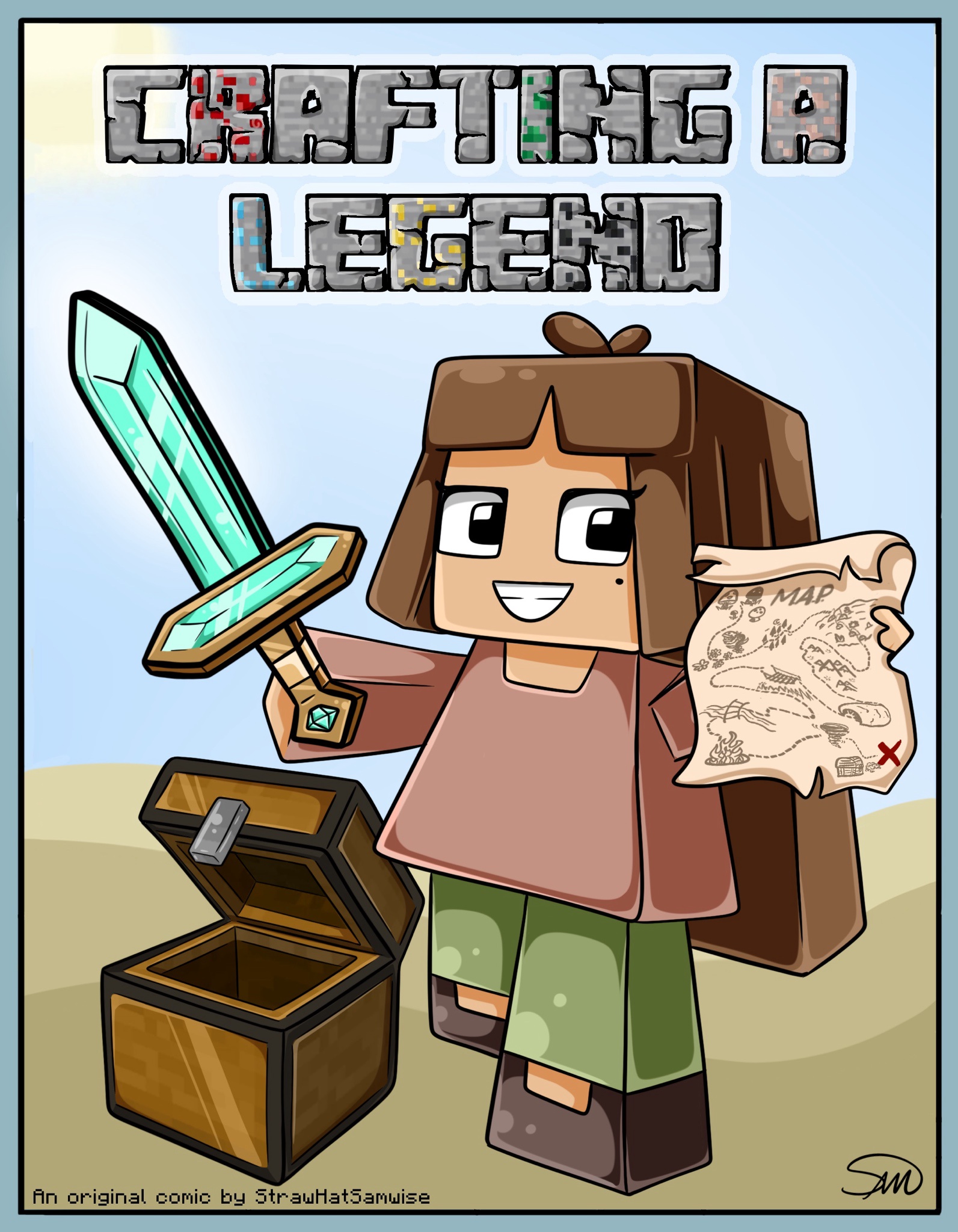 Unleashing creativity: Crafting a legendary Minecraft OC.