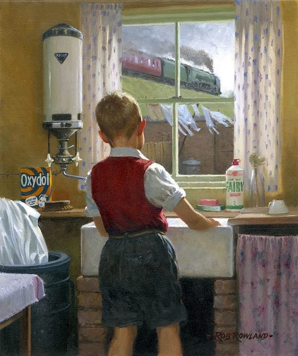 Nostalgia in Art: Echoes of the 1950s and 60s in This Painting