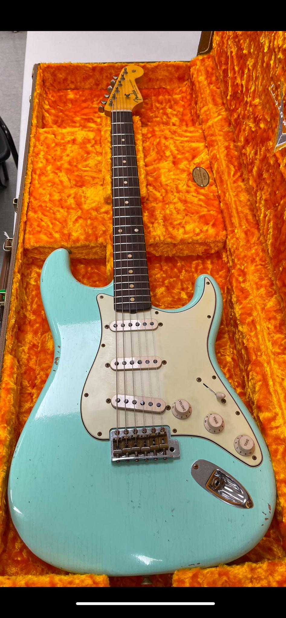 A relic from the Fender Custom Shop: the 59 Stratocaster