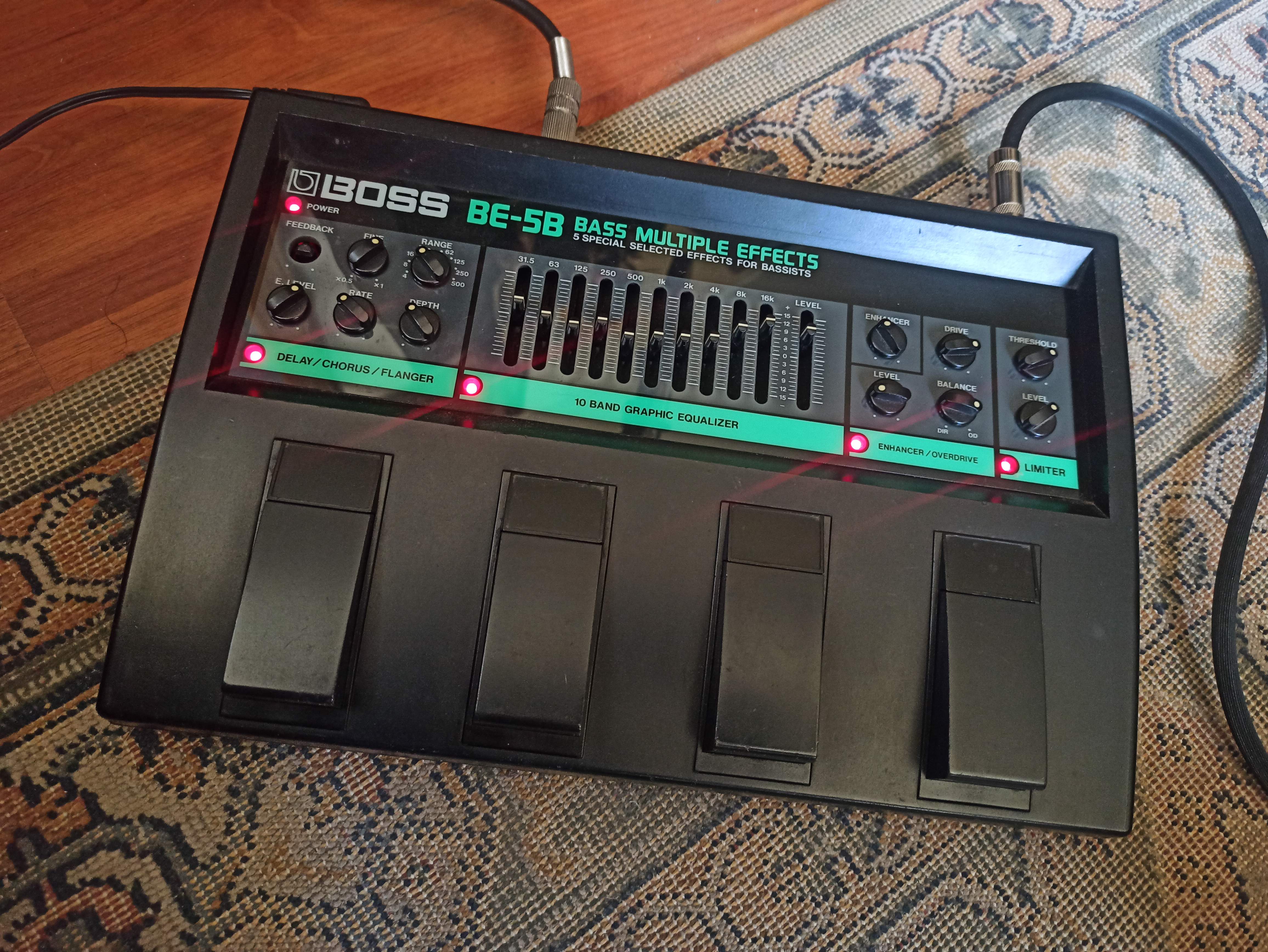 The 1989 BOSS BE-5B: A Bass Effect Legend
