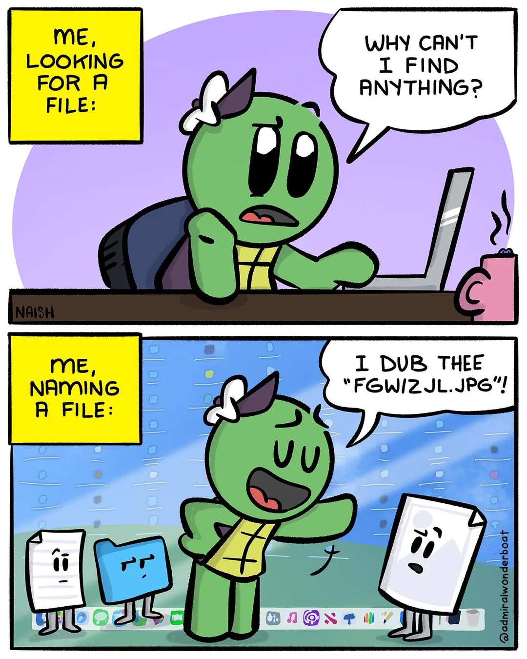 Creative File Names: Original Content (OC)