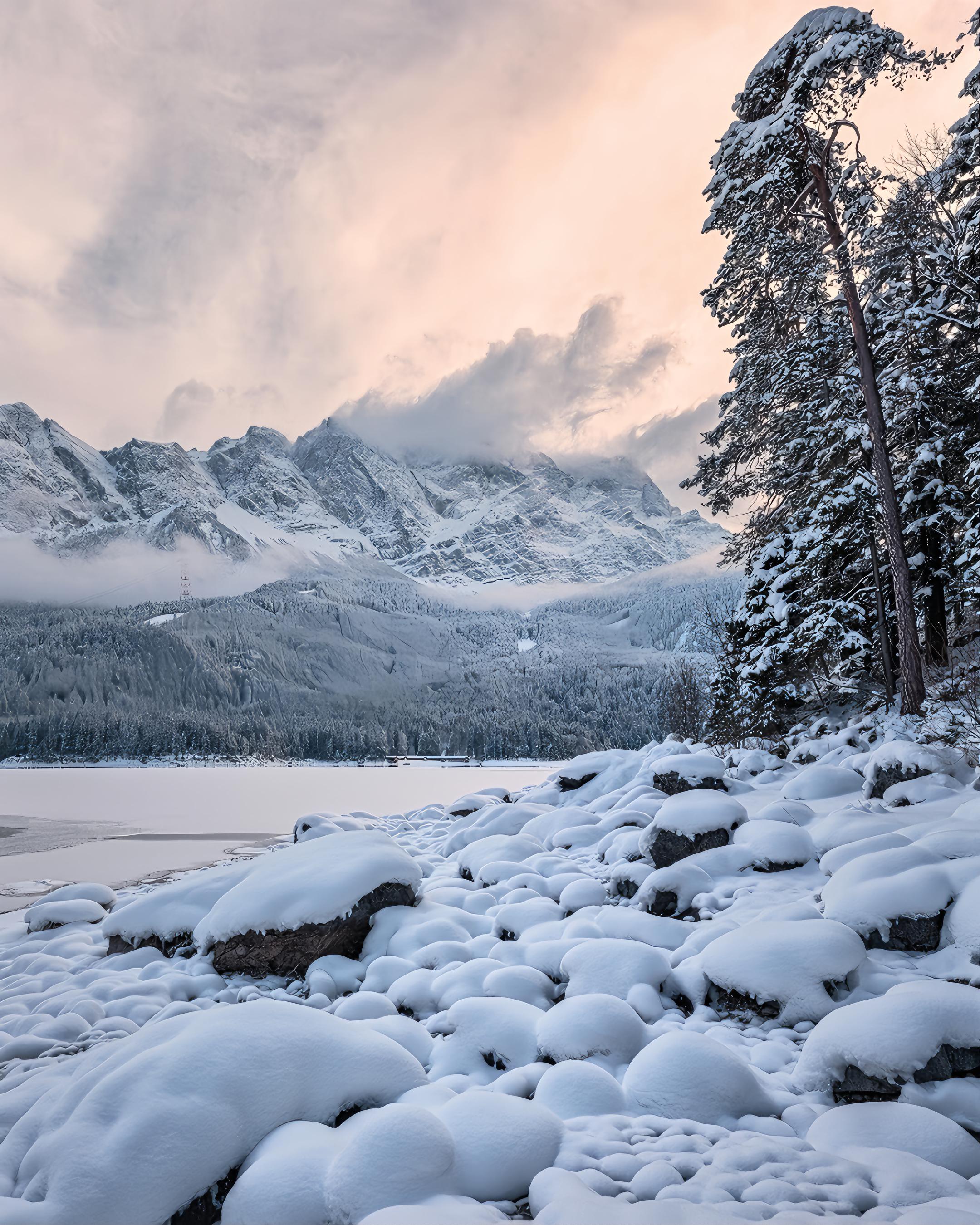 The Serene Beauty of Winter's Quiet Landscape