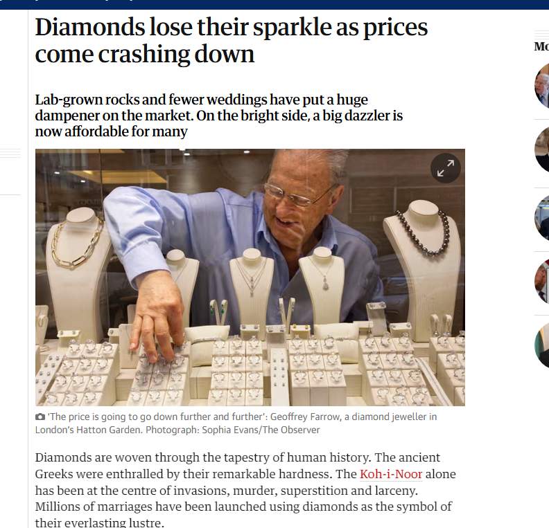 The Shocking Diamond Market Crash