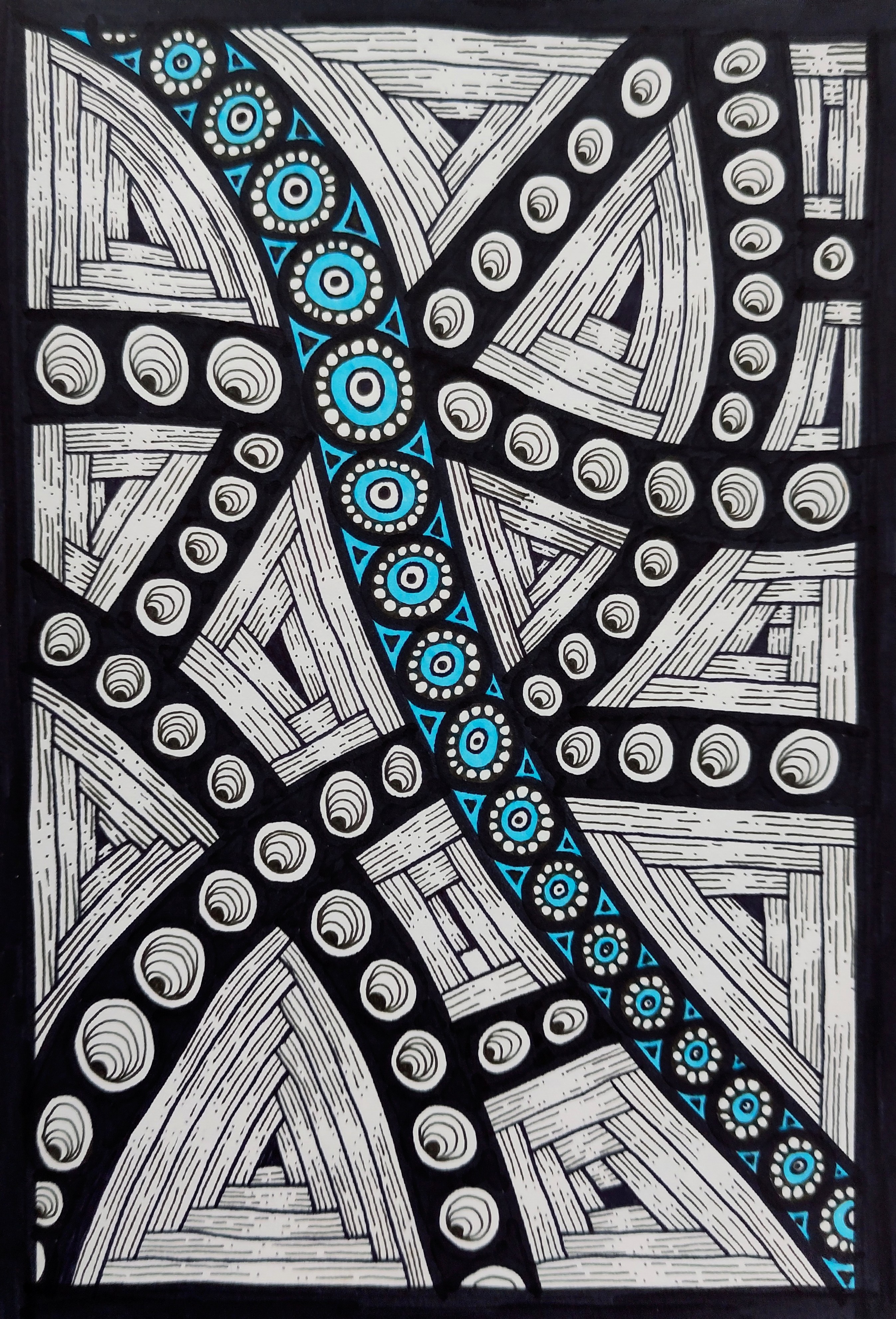 A Calming Zentangle Doodle Inspiration