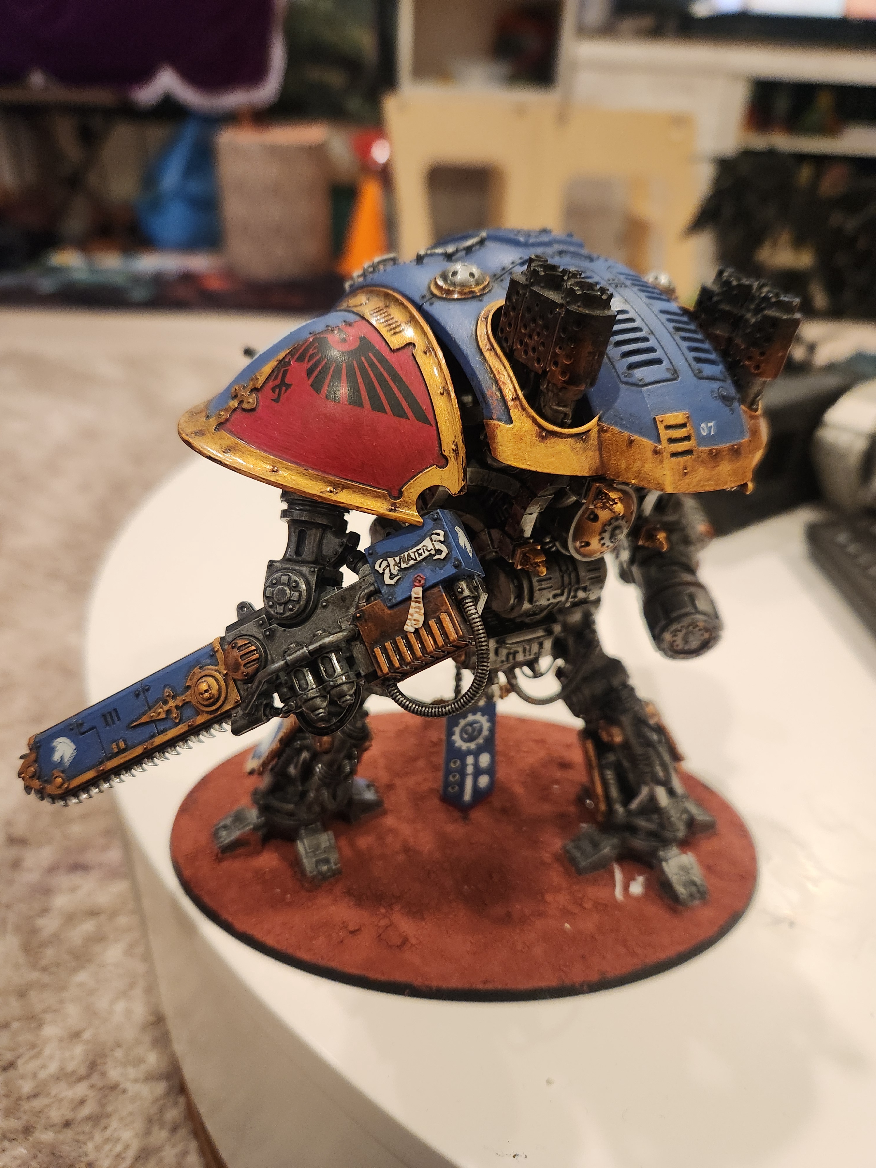 Stunningly Crafted Imperial Knight with LED Lights: A Pro's Masterpiece