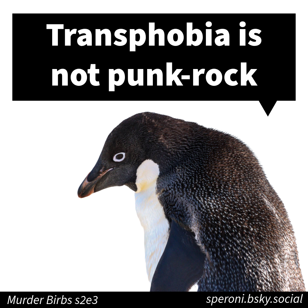 Transphobia has no place in punk culture