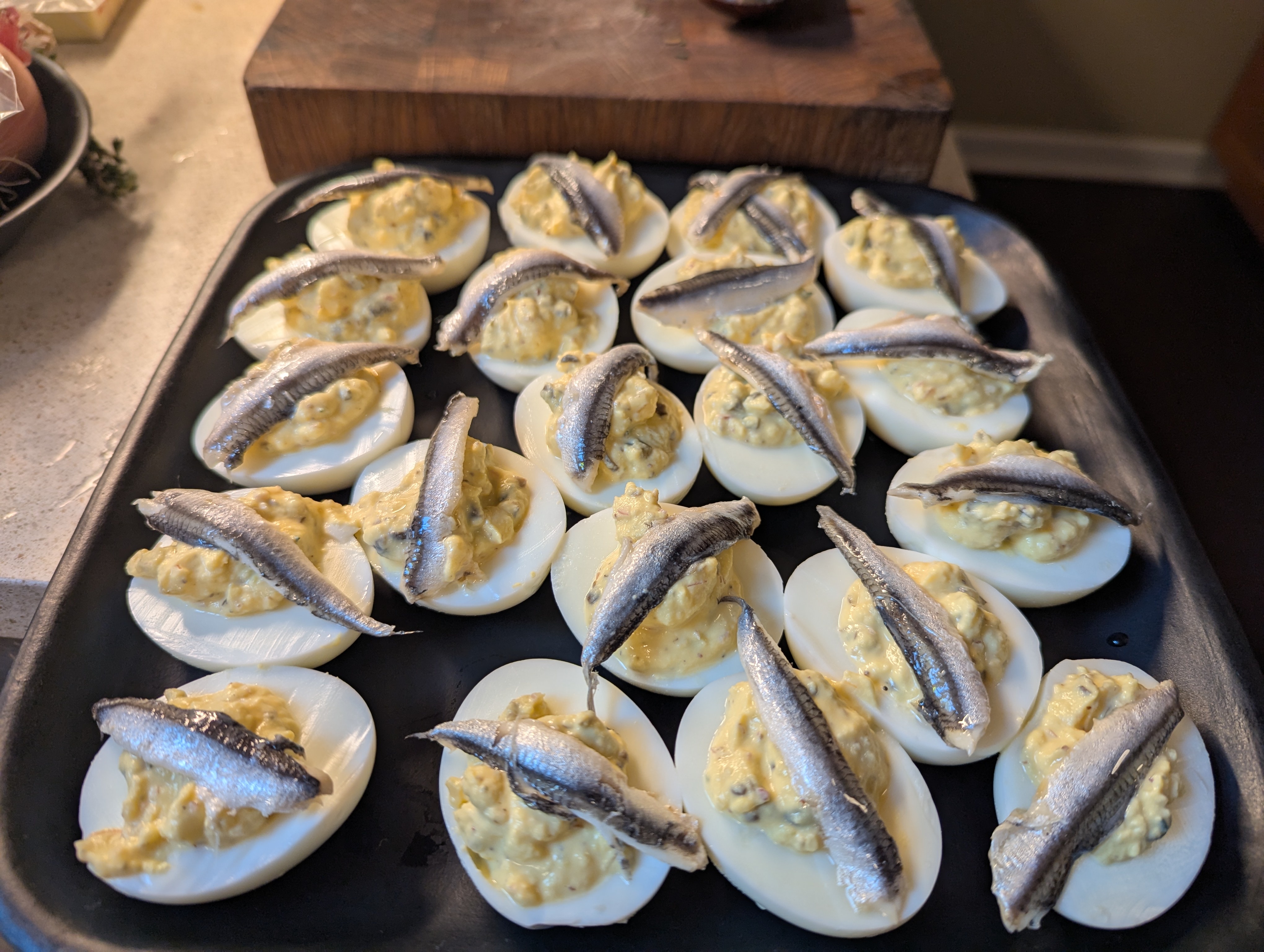 Delicious Deviled Eggs with a Twist of Boquerones