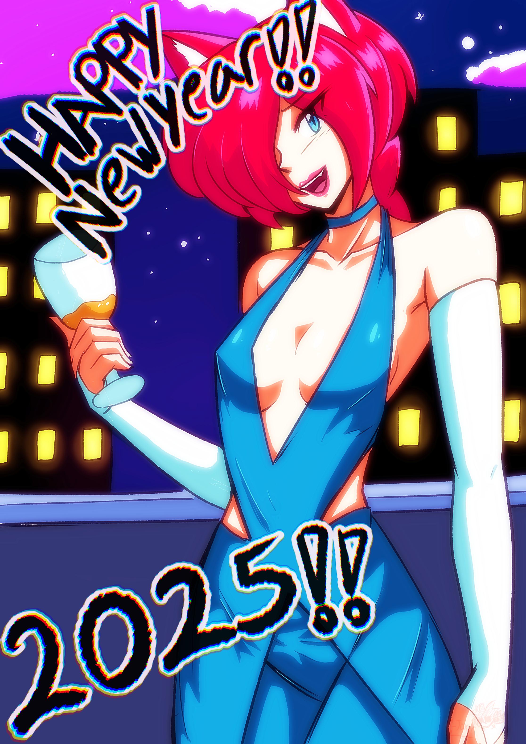 Wishing You a Happy New Year's from Our Original Character!
