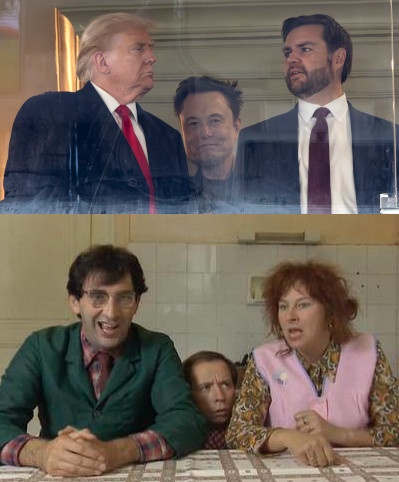 When Reality Copies Parody: A Nod to 'Deschiens'