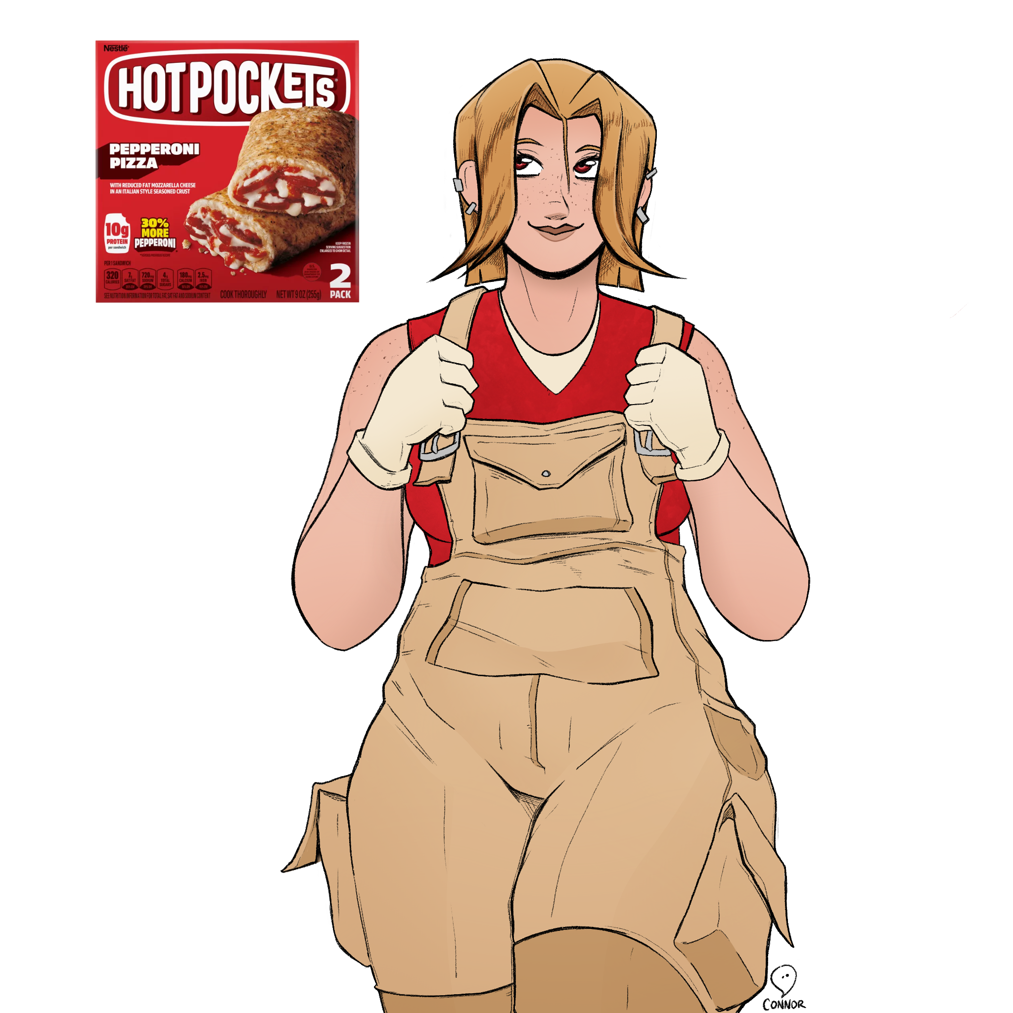 Meet my new character: Hot Pockets!
