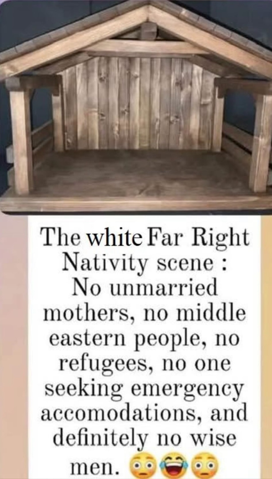 The Far Right's Unconventional Nativity Scene