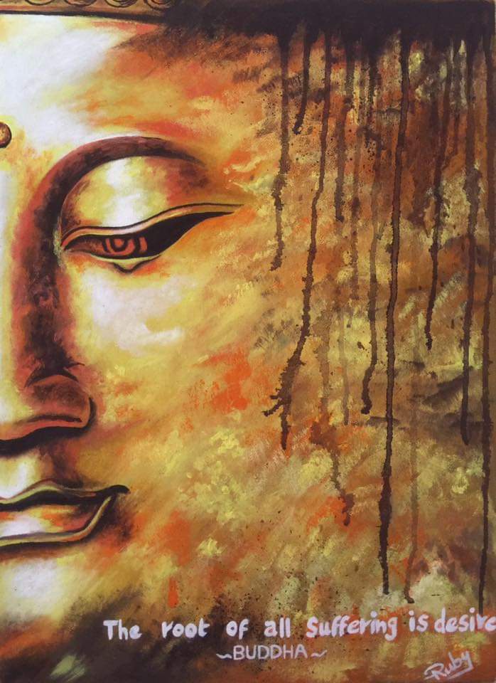 Stunning oil painting created on canvas
