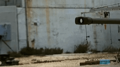 Slow-Motion Tank Fire: The Art of Destruction