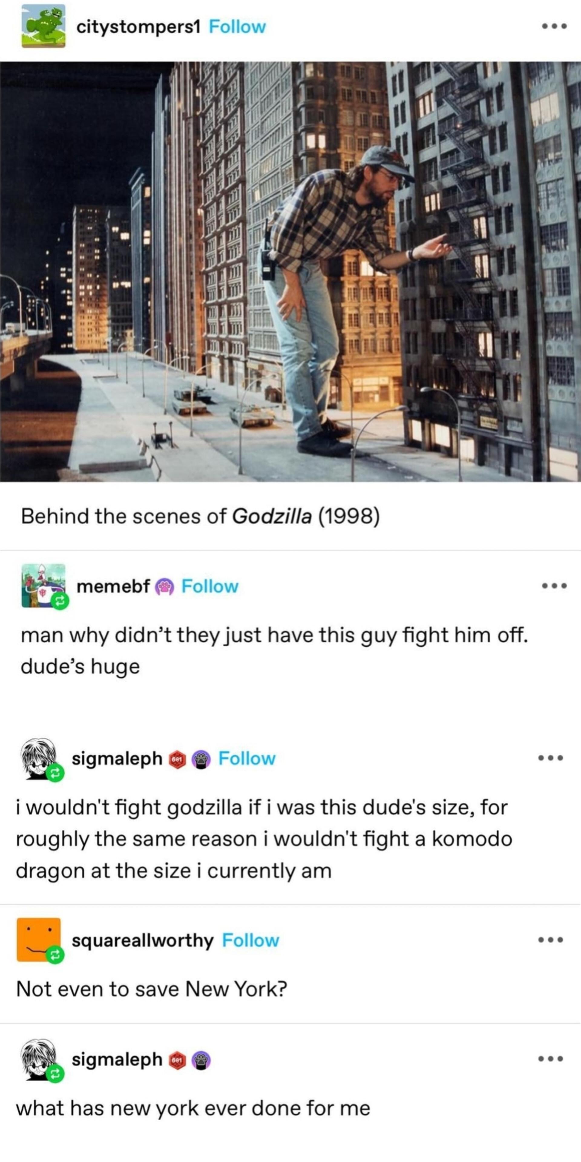 A Man So Large He Could Rival Godzilla