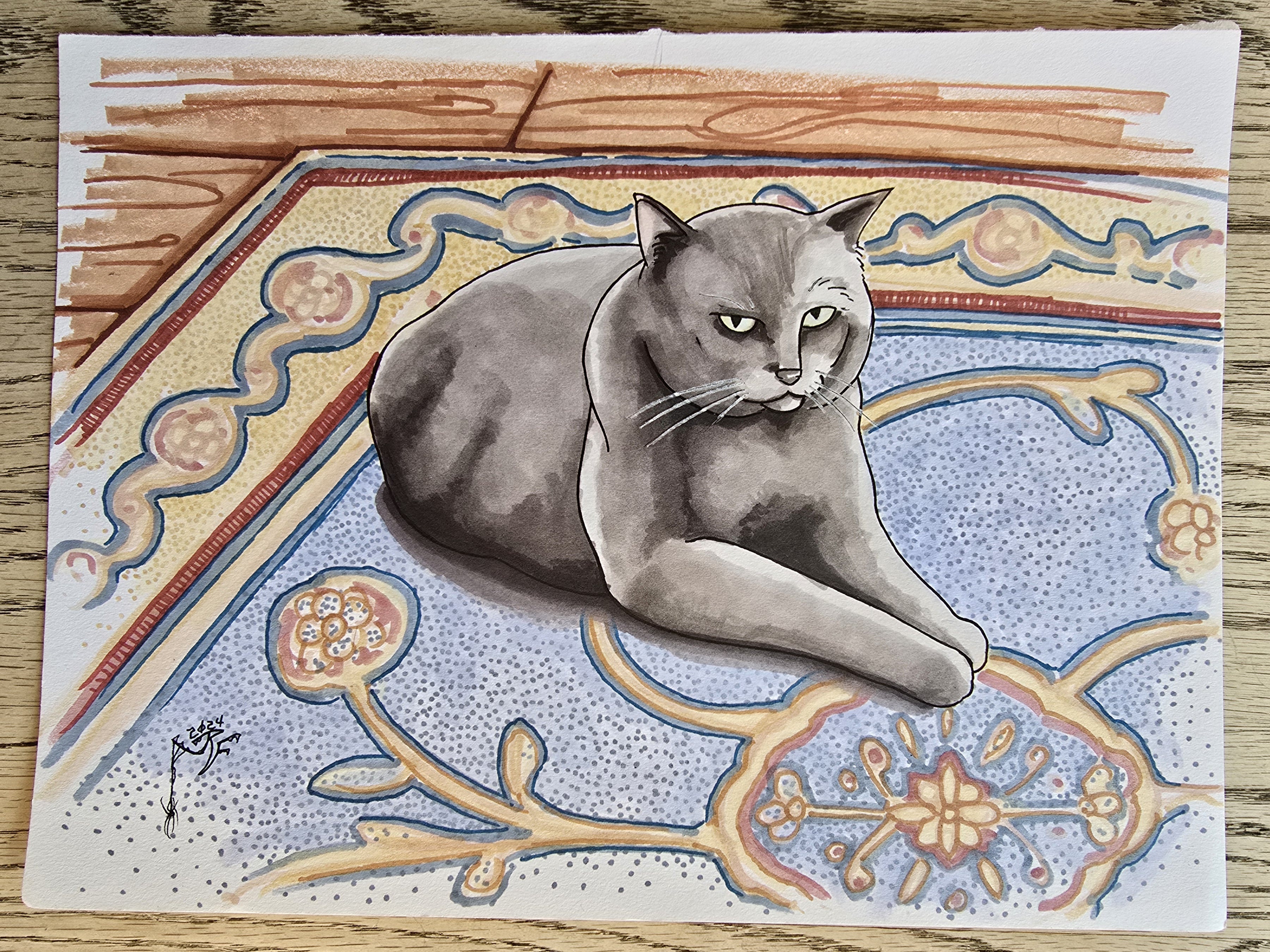 Another delightful commission featuring my furry friends