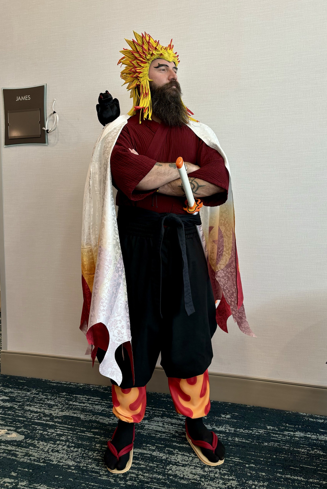 Meet Shinjuro Rengoku from Demon Slayer - Not Your Average Human Donut!