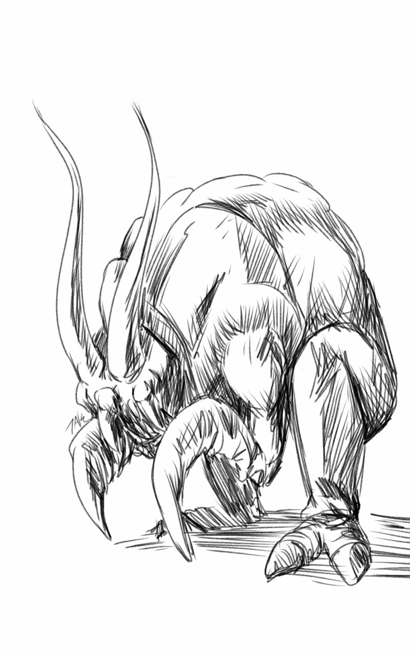 Daily Sketch Feature: A Bug Illustration