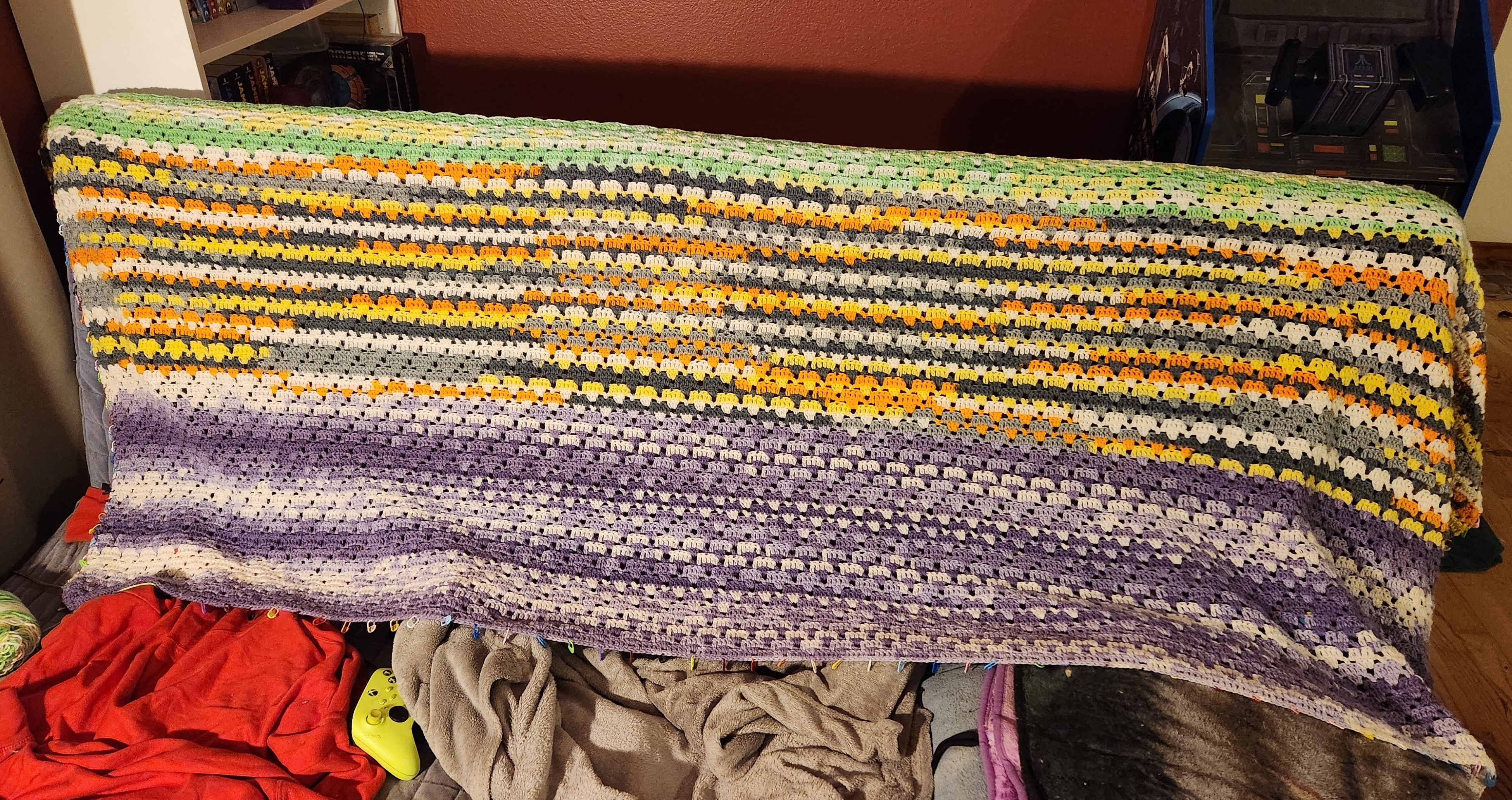 My Ongoing Crochet Blanket Projects