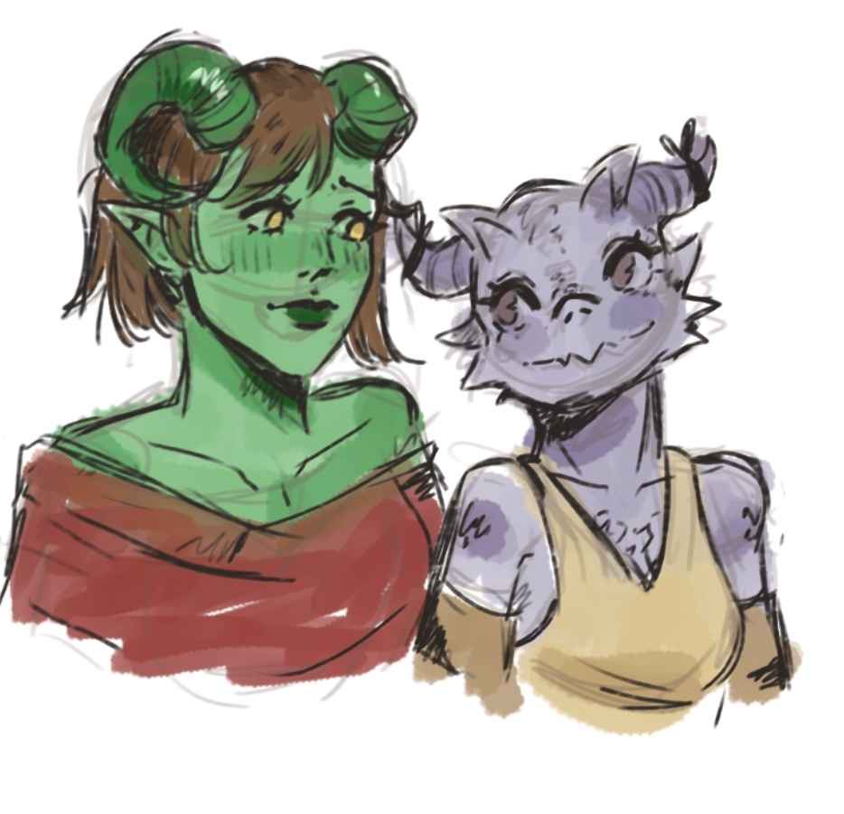 Meet Astra and Eshzu: Characters from My Game Adventure!