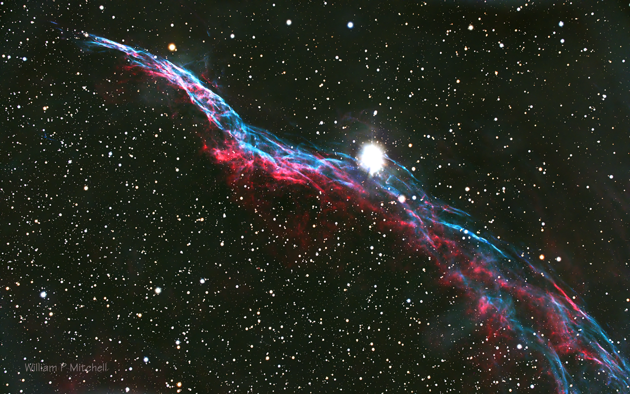 The Stunning Beauty of NGC6960: Western Veil Nebula