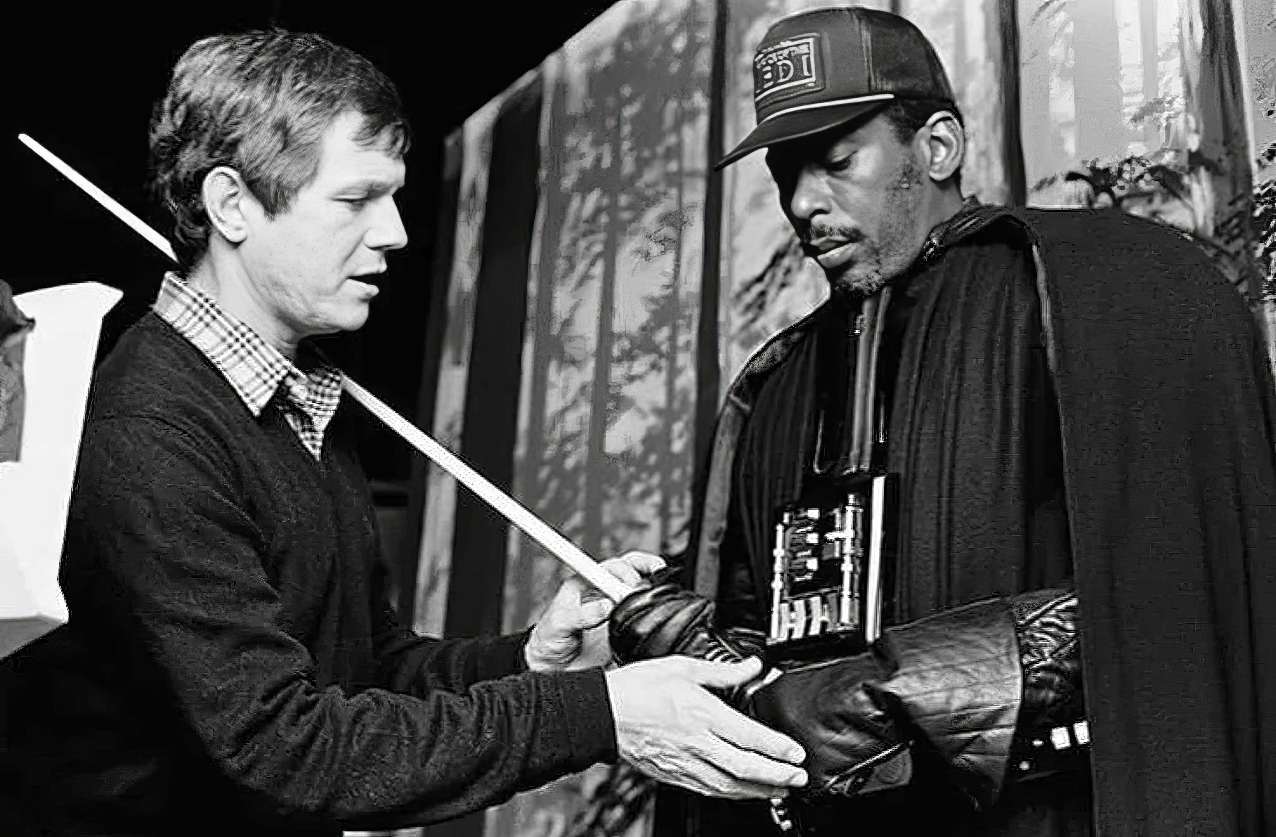 Behind the Scenes of Return of the Jedi: Director Richard Marquand and Darth Vader Stand-in Harold Cole
