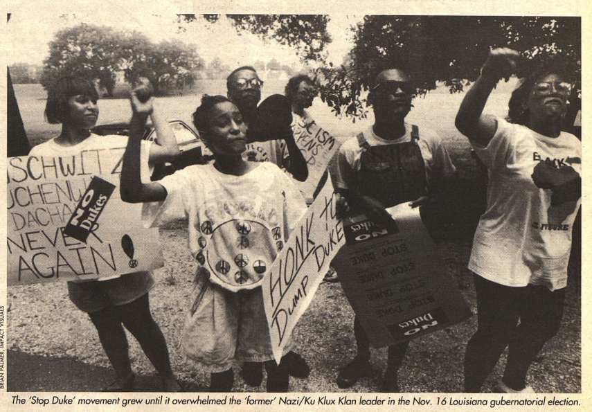 Women Leading the Charge Against David Duke in 1991: A Powerful Political Statement