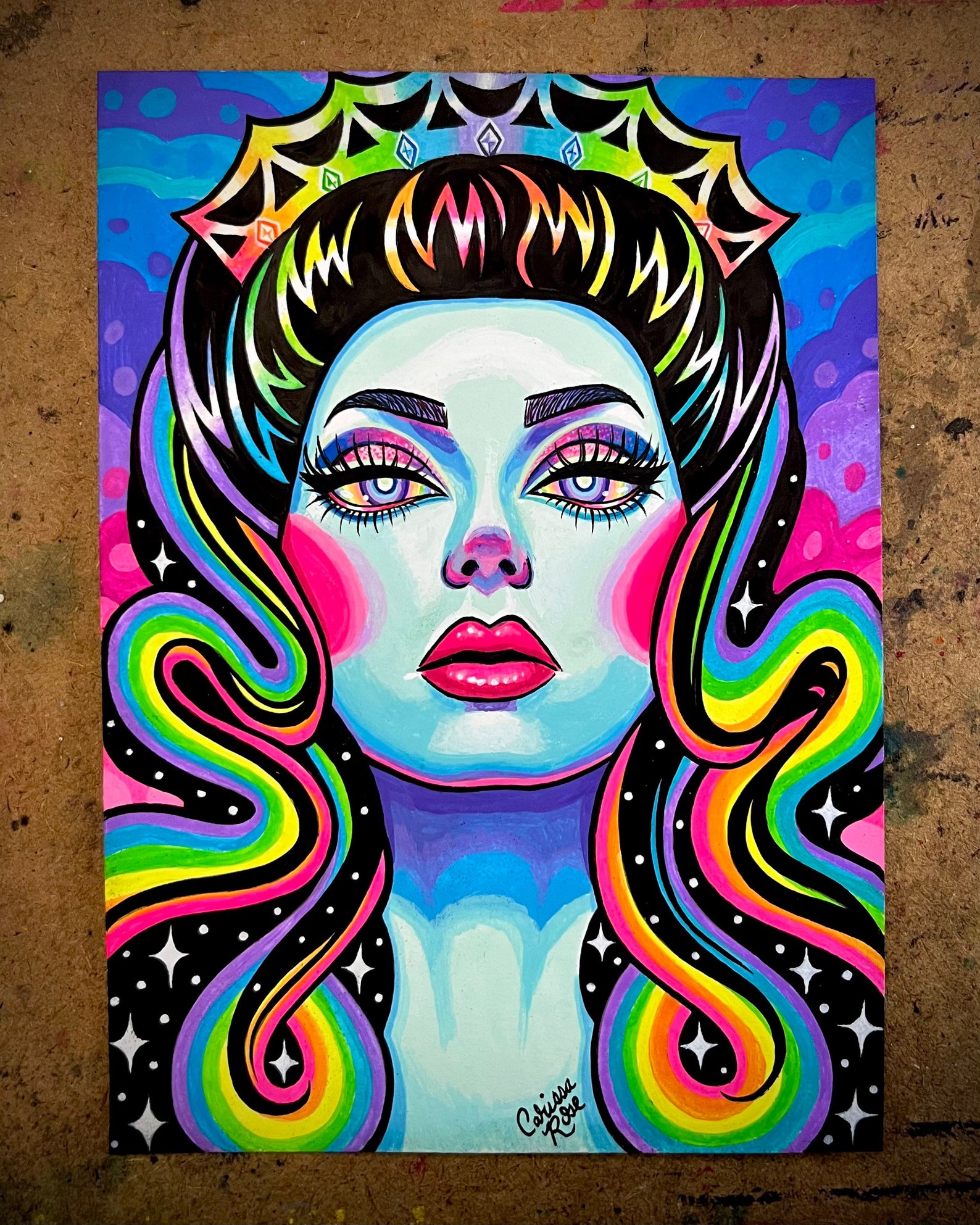 Check Out My Latest Watercolor and Gouache Masterpiece!