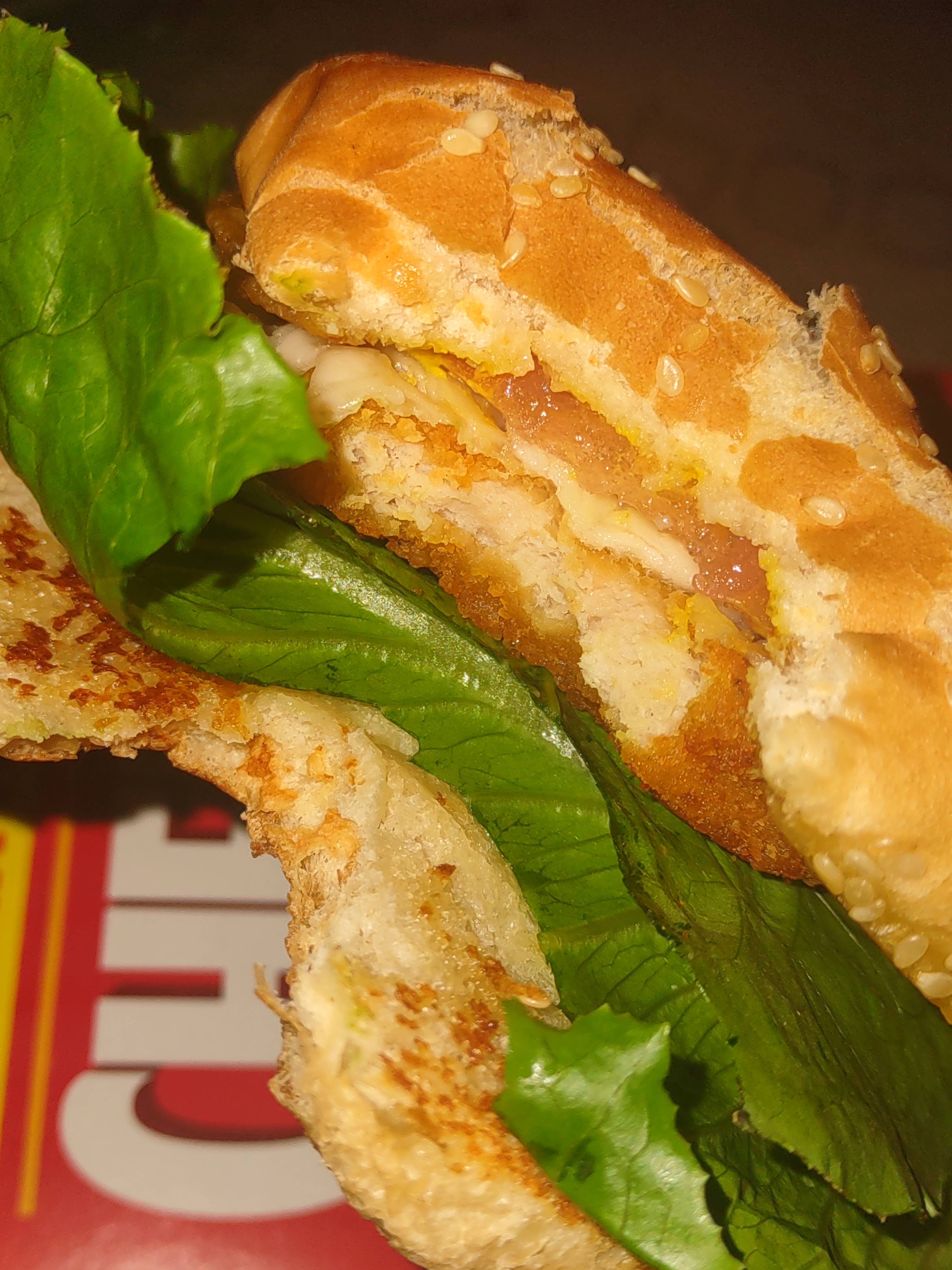My Shift Ended Early, and Guess What? A Delicious Chicken Burger from My Partner's Mom Awaits!