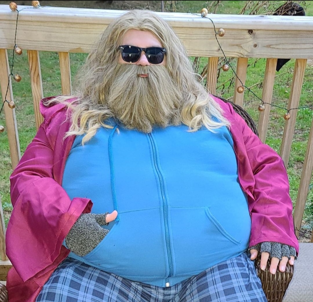Transforming into Fat Thor for Halloween Fun