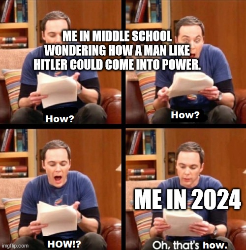 Just a moment of realization...