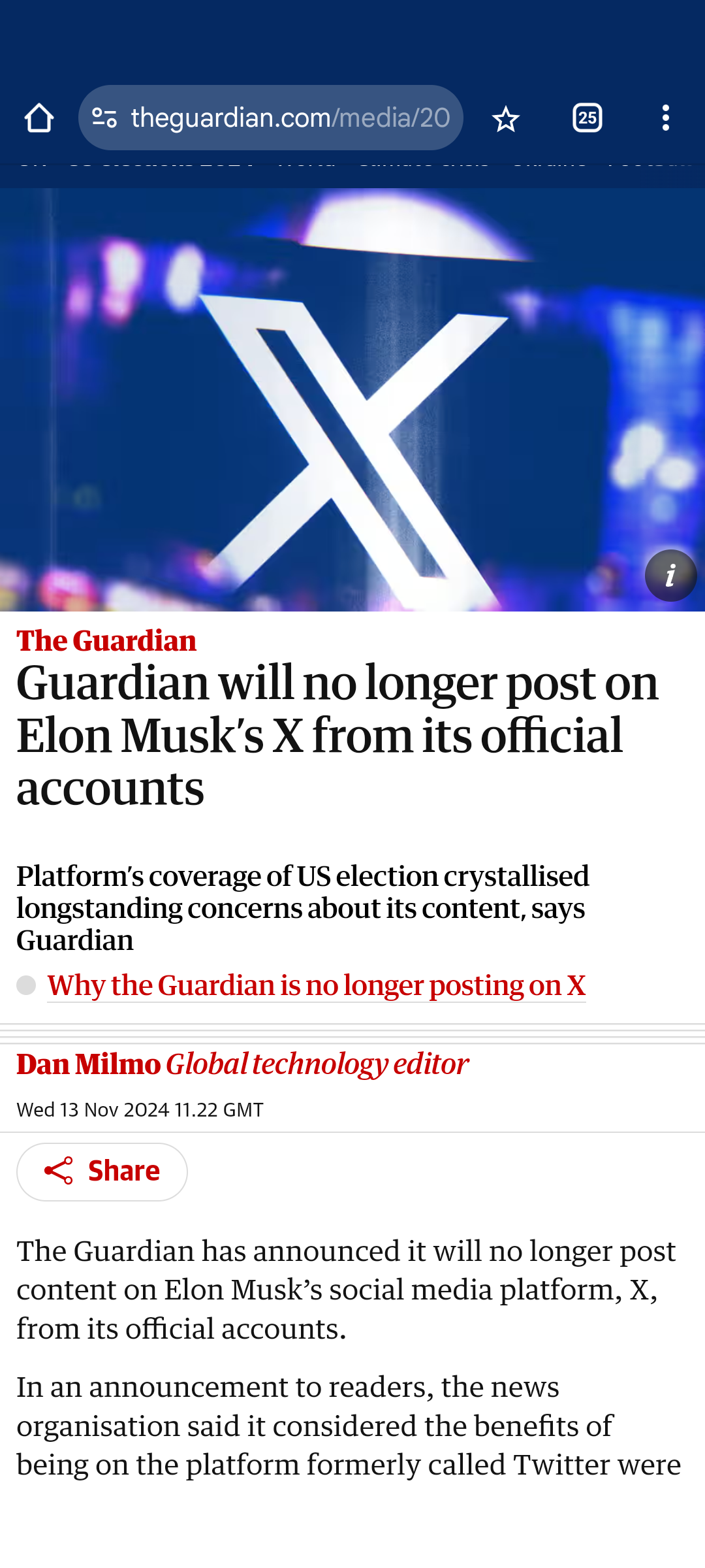 The Guardian's Departure from Twitter: A New Era Begins