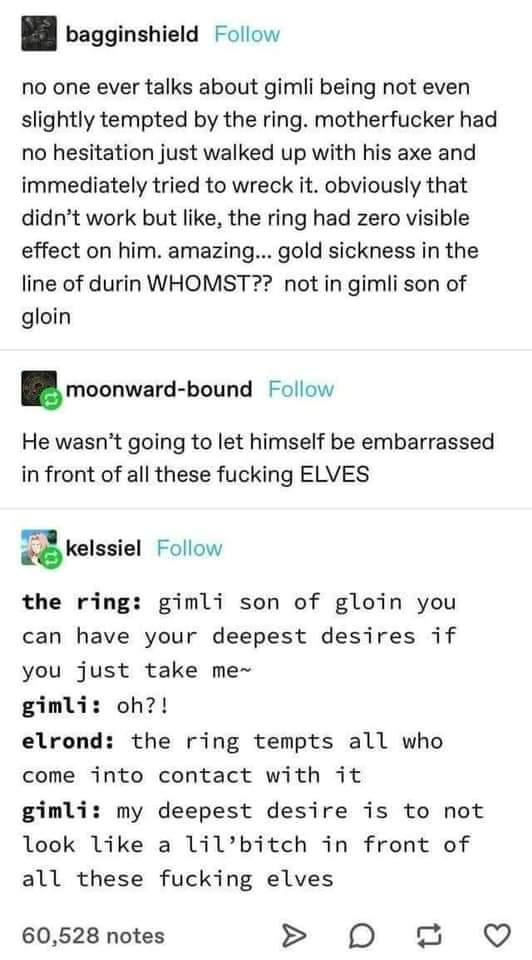 Gimli: The Ultimate Best Man