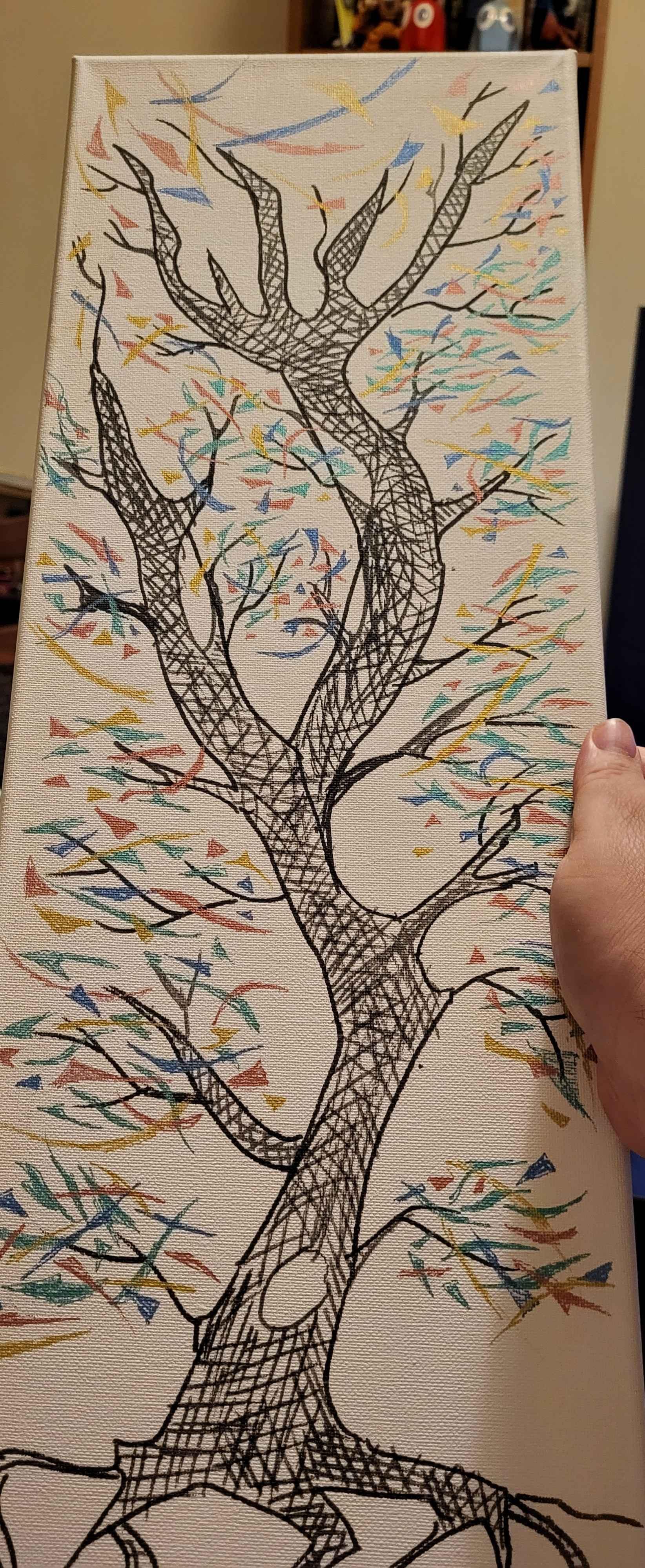My Unique Painting Journey: No Training, Just Creativity