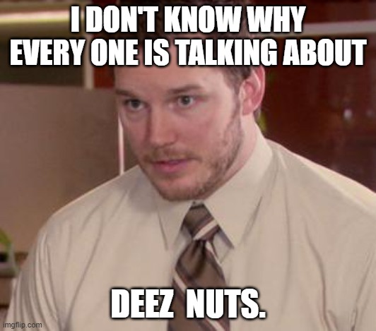 Andy, I Think We Need to Talk