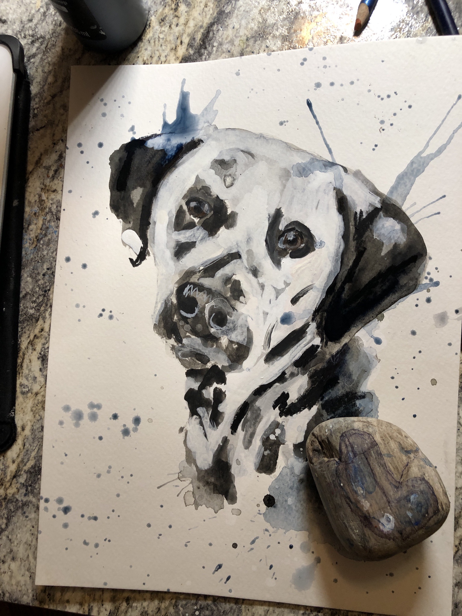 Here's the latest update on the four portraits.