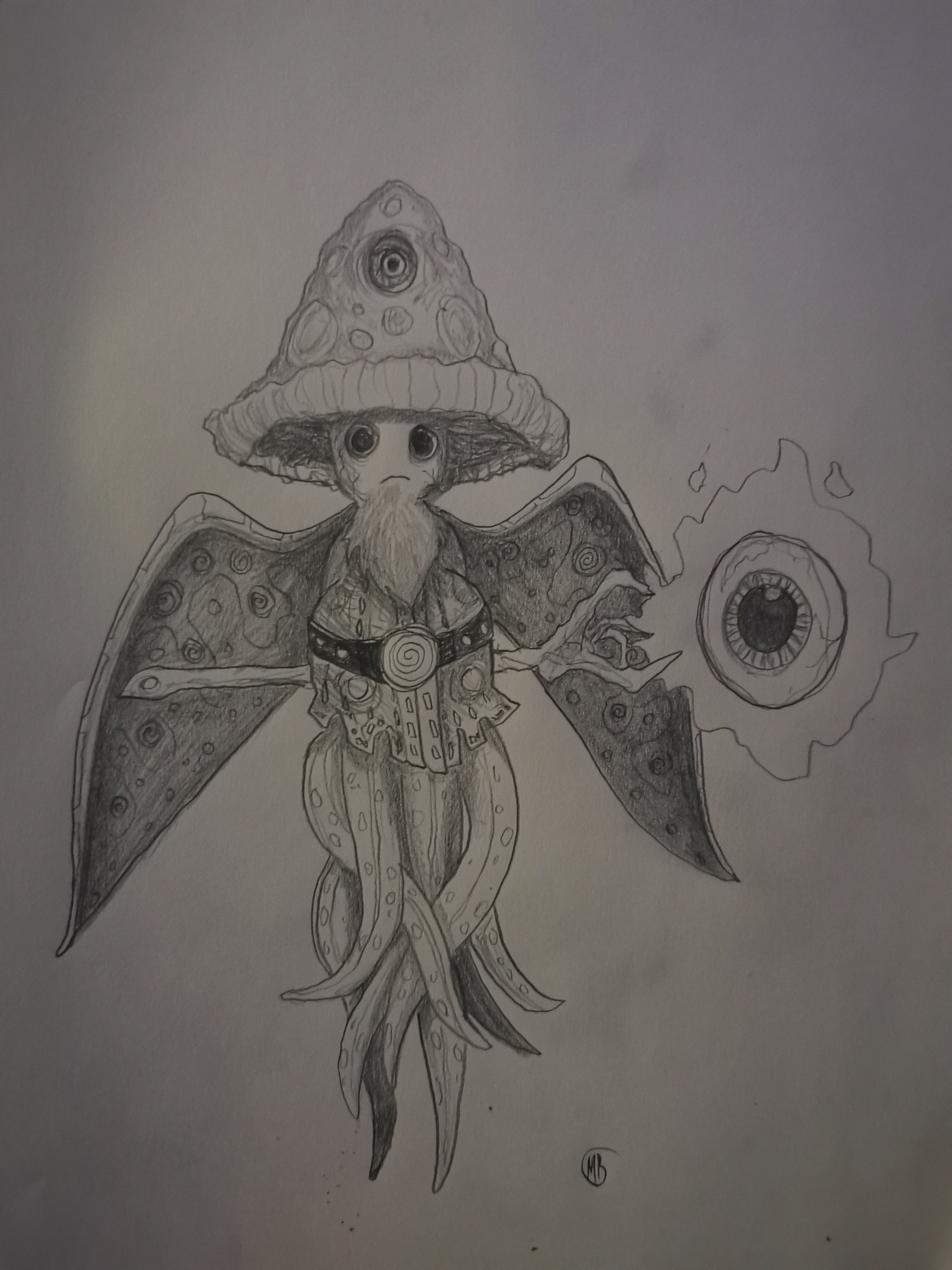 A Colorful Encounter with Octoshroom by mor10art
