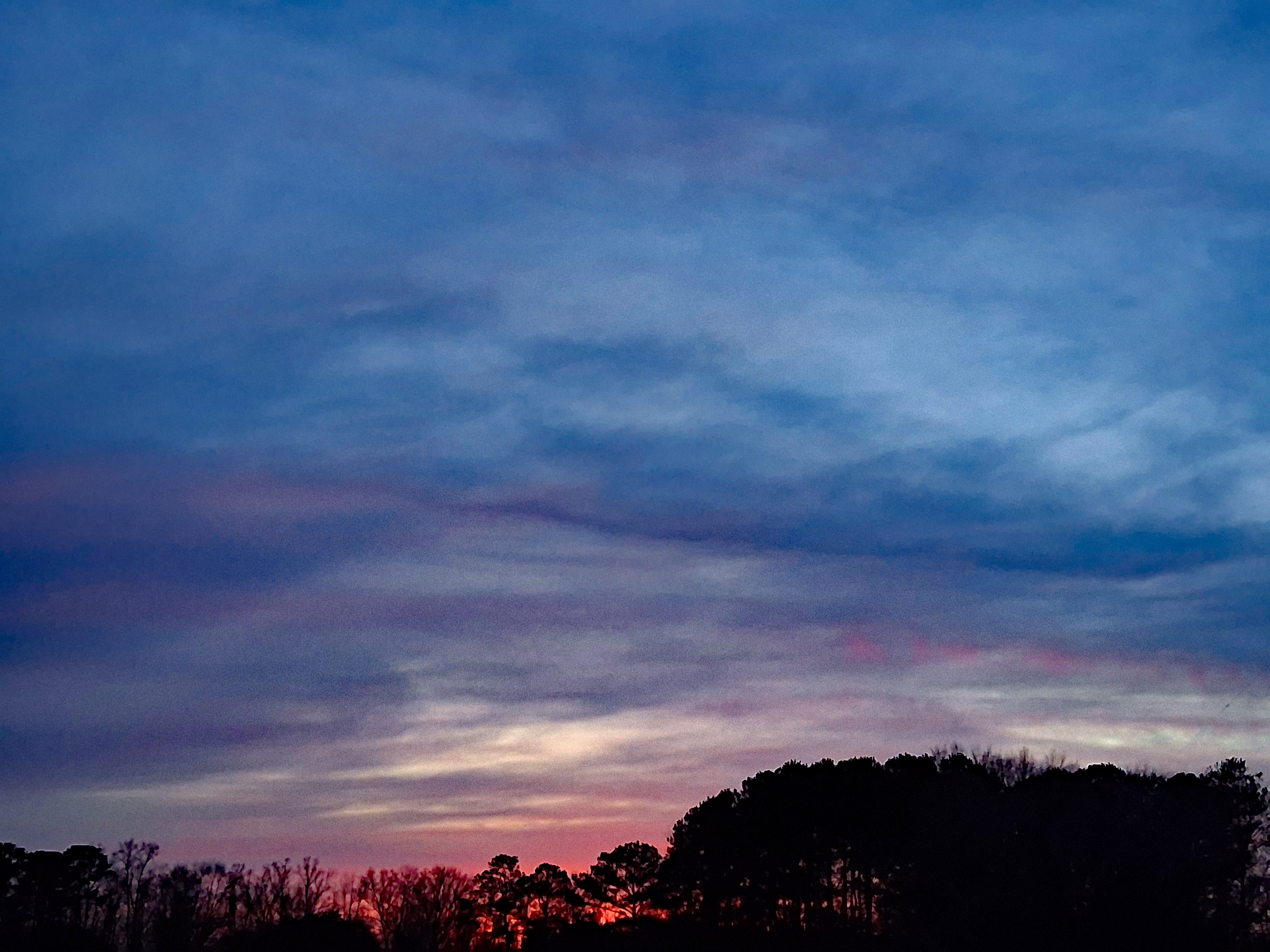 Enjoying the Beauty of a Late Sunset