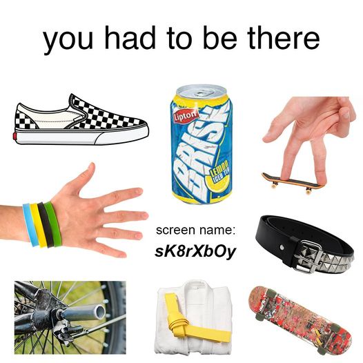 Nostalgic vibes from the early 2000s