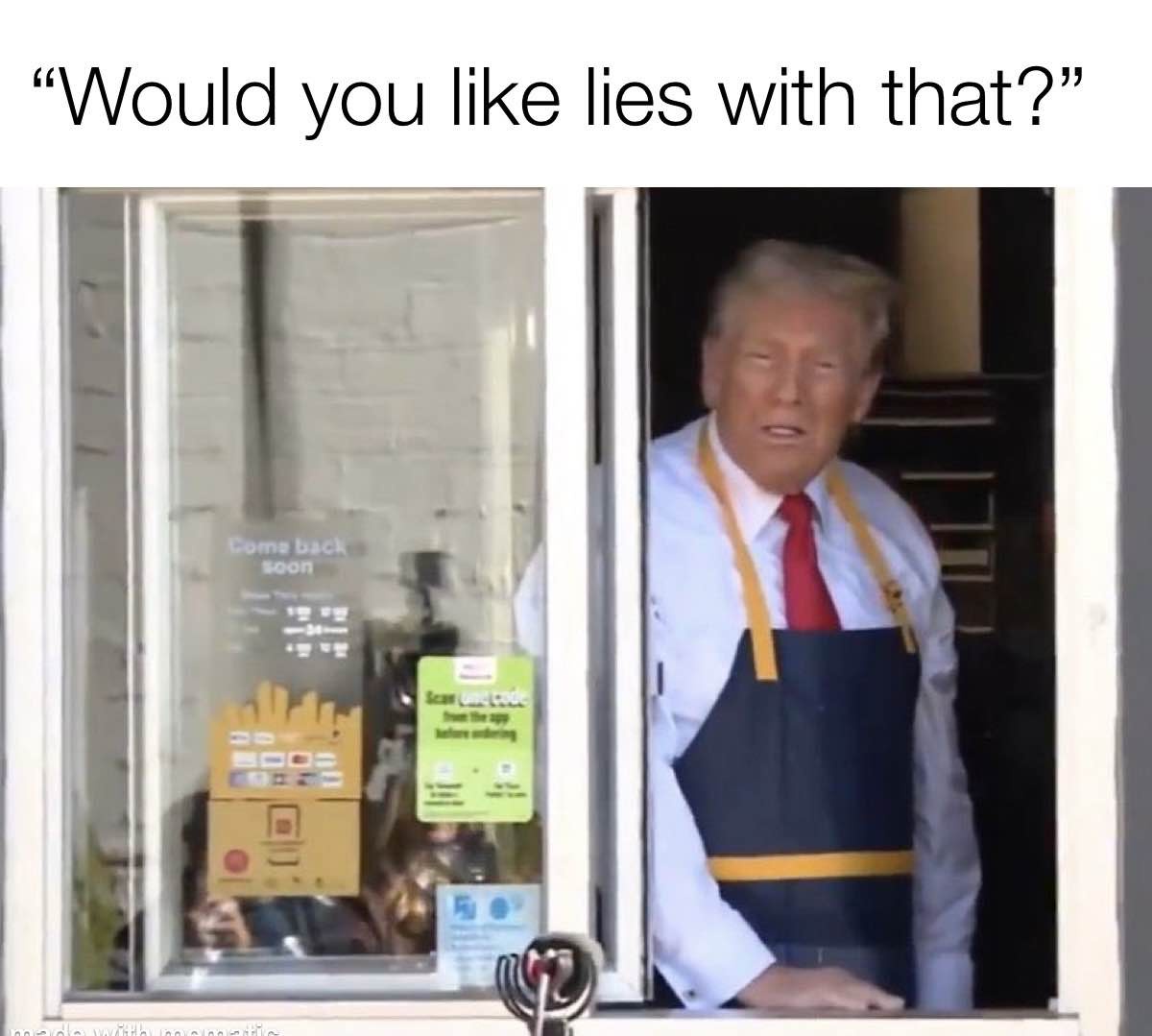 Trump's Hilarious Drive-Through Experience