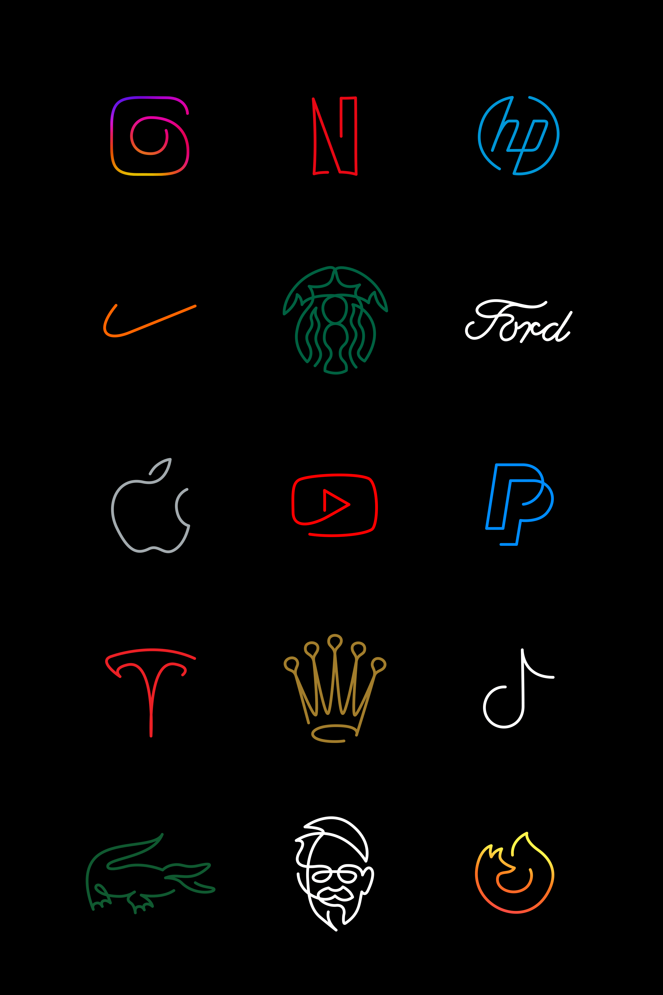 Logos Reimagined: The Art of One-Line Drawings