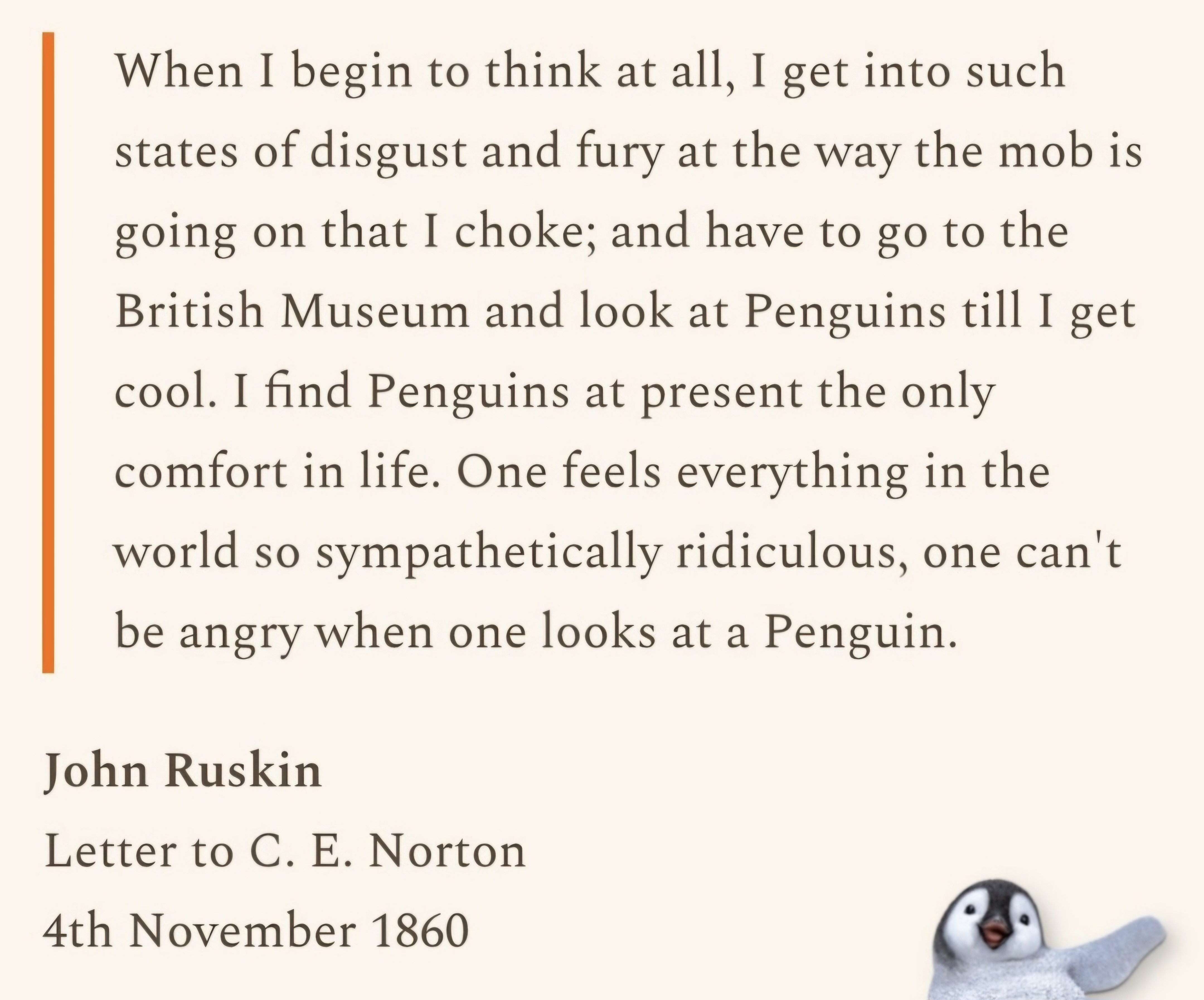 Urgent Request: I Need a Penguin Right Now!