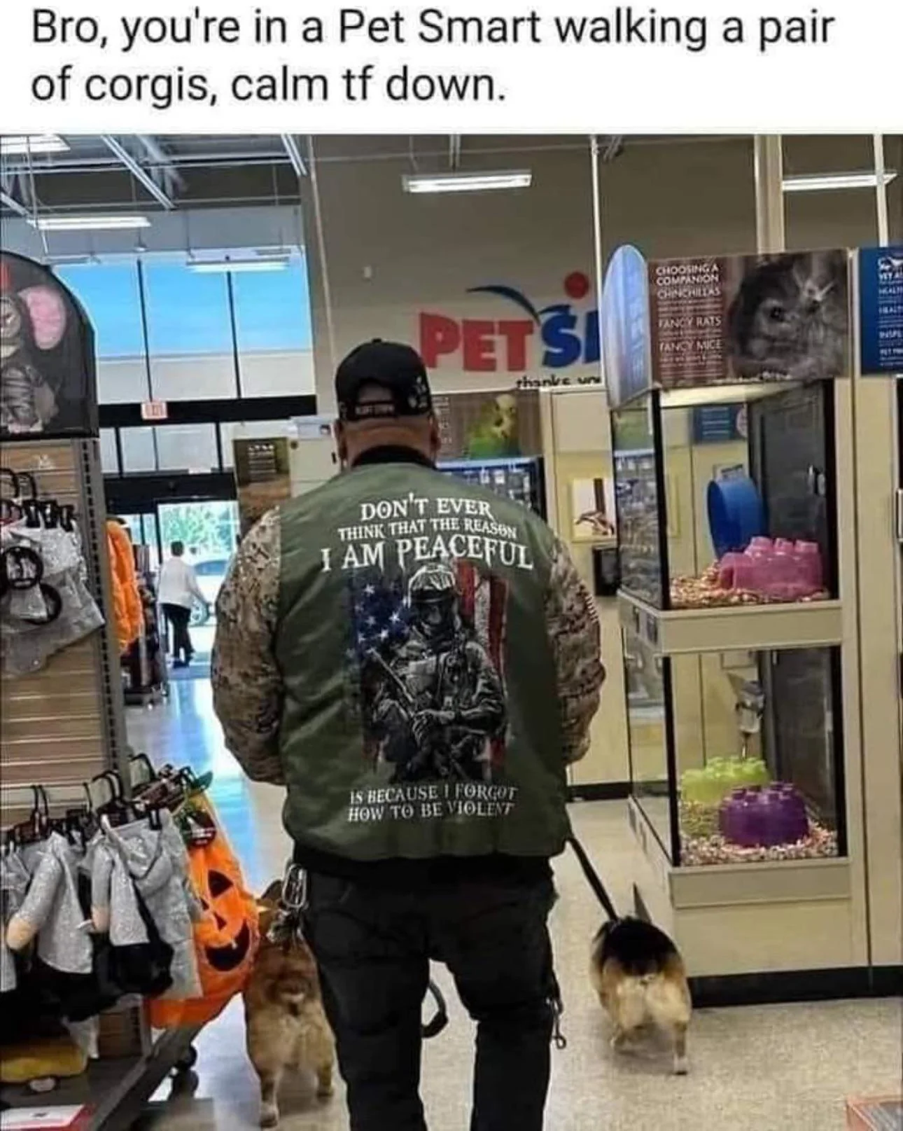 In a World Full of Followers, I Stand as the Lone Wolf - Said the Same Out-of-Shape 45-Year-Old White Guy
