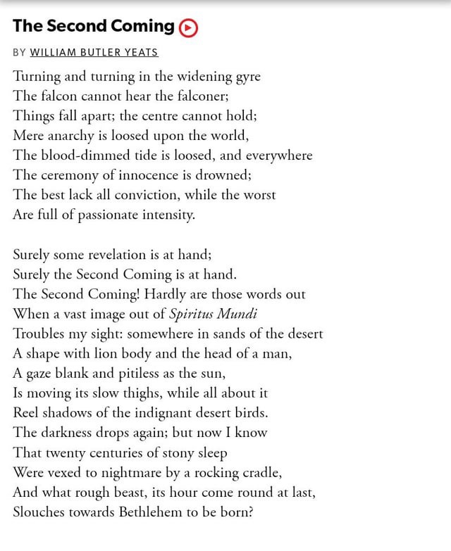 When poetry transforms into prophetic wisdom