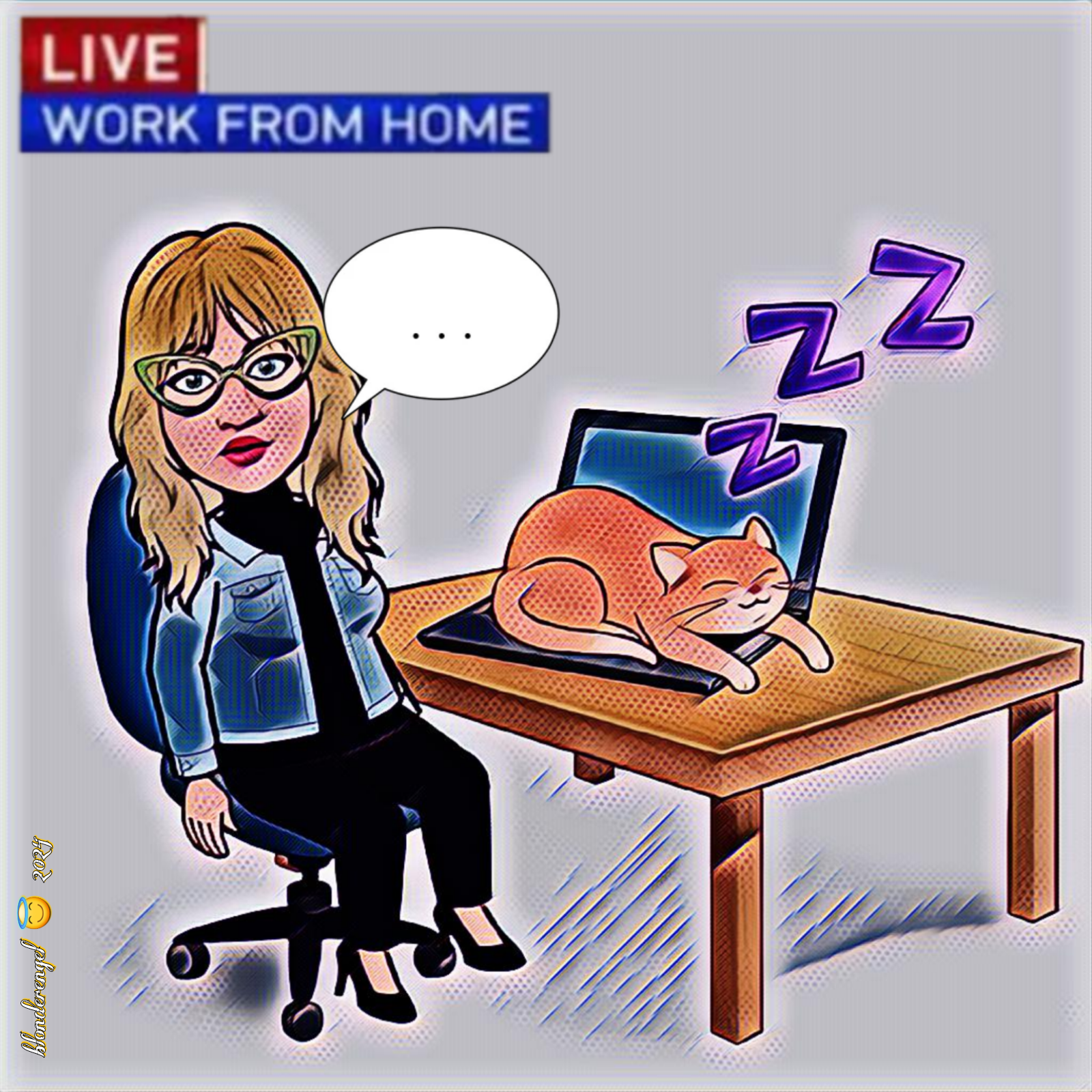 Working from home? Yeah, that's not happening for me...