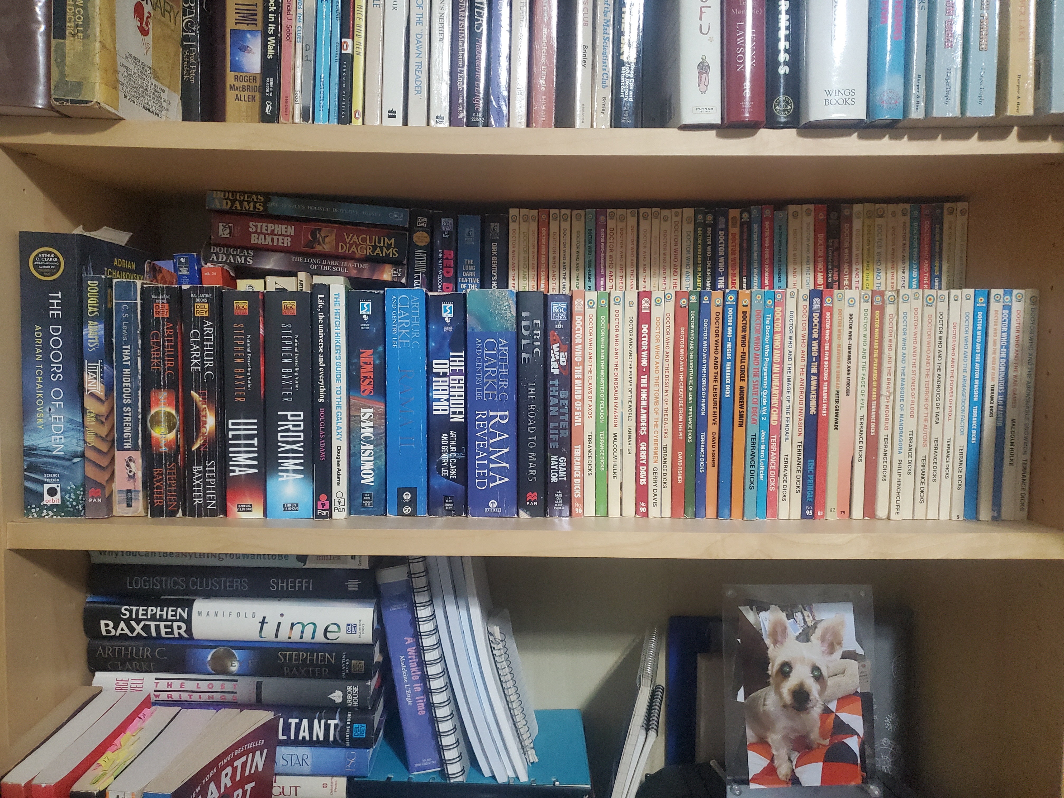 A Glimpse at My Sci-Fi Book Collection