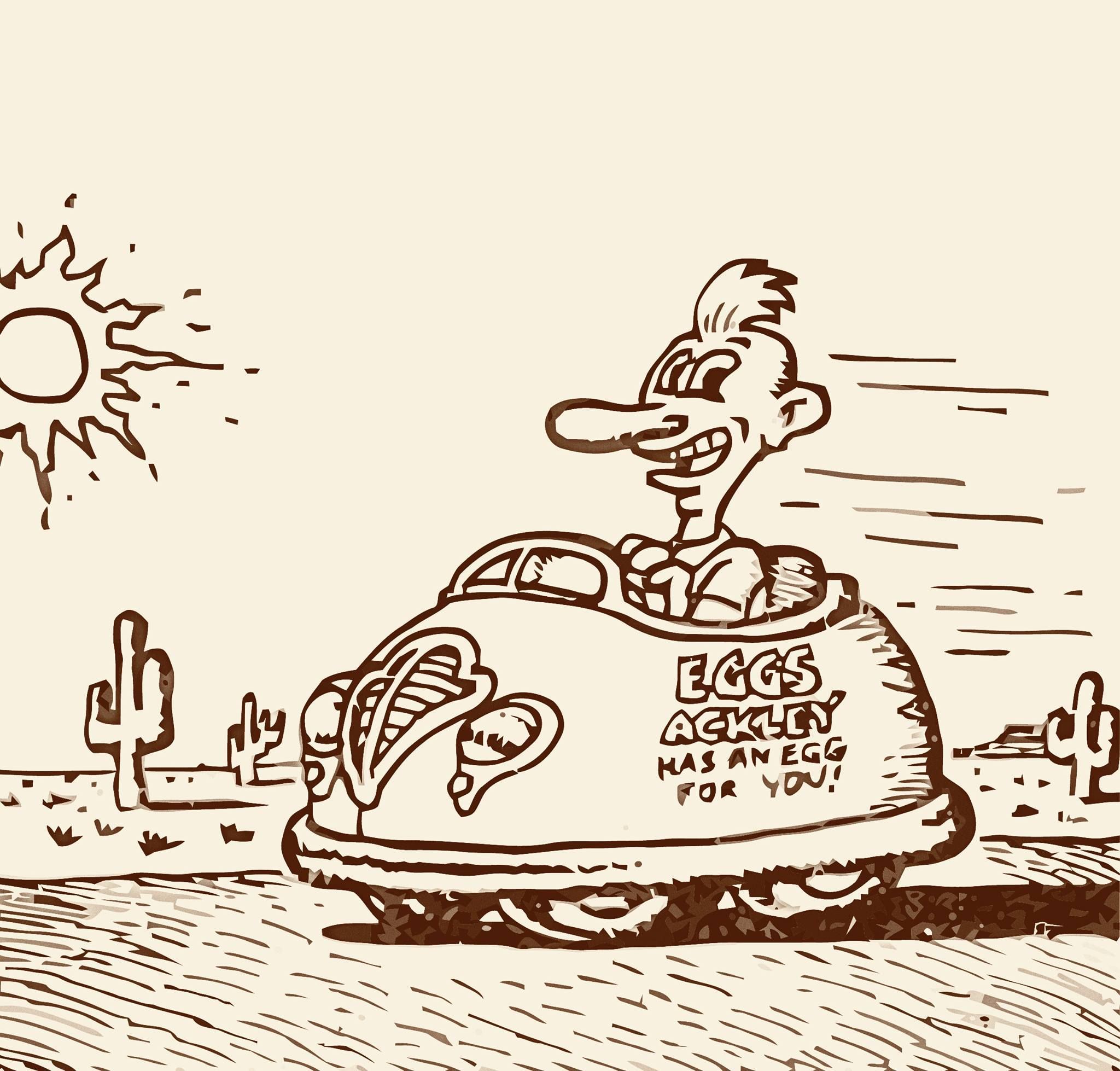 The Quirky World of eggsAckley R.Crumb