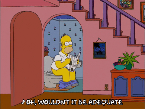 Homer's Hilarious Bathroom Moment