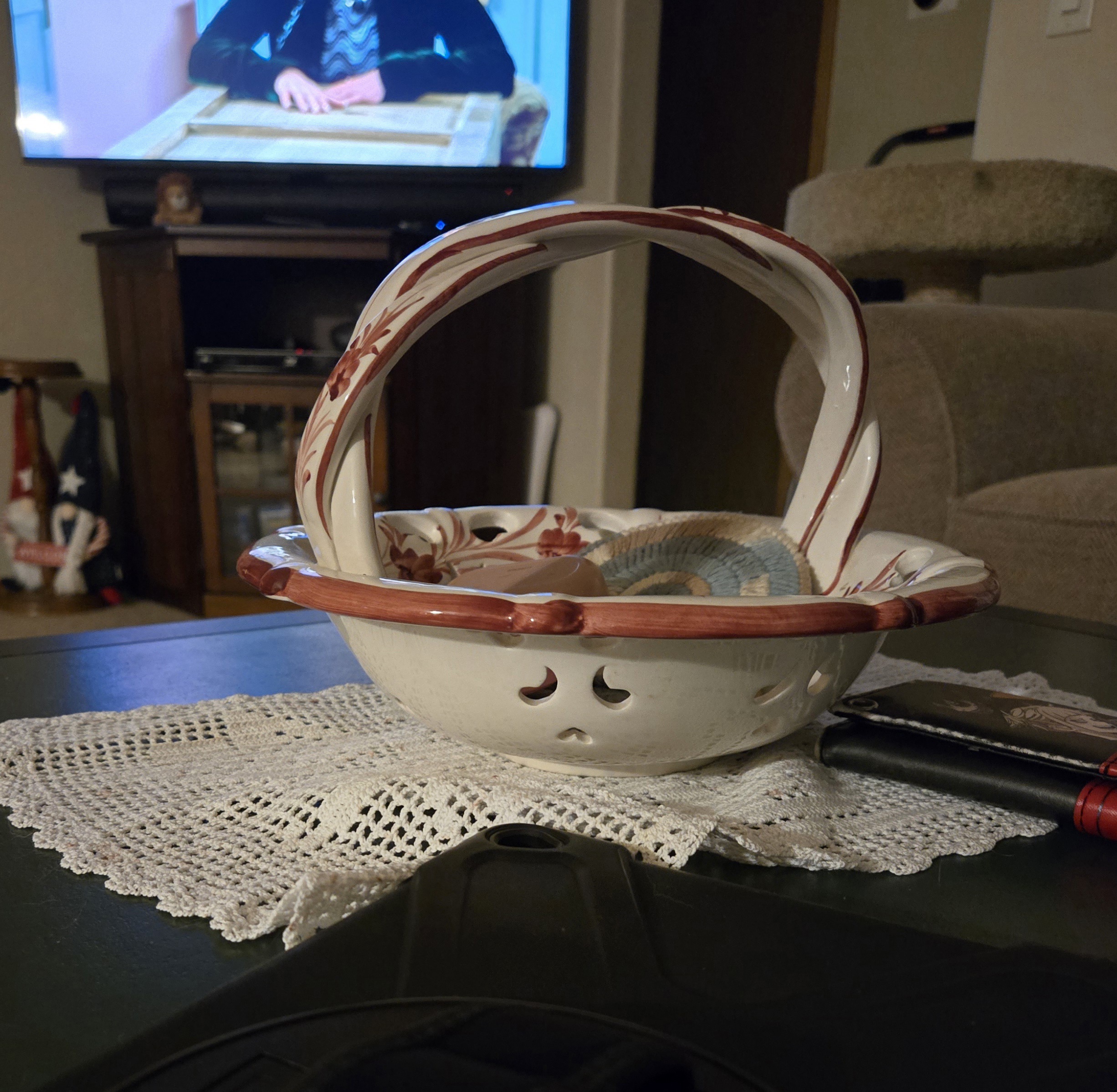 Mr. Fruit Bowl Feels Blue When Family Arguments Erupt at Dinner