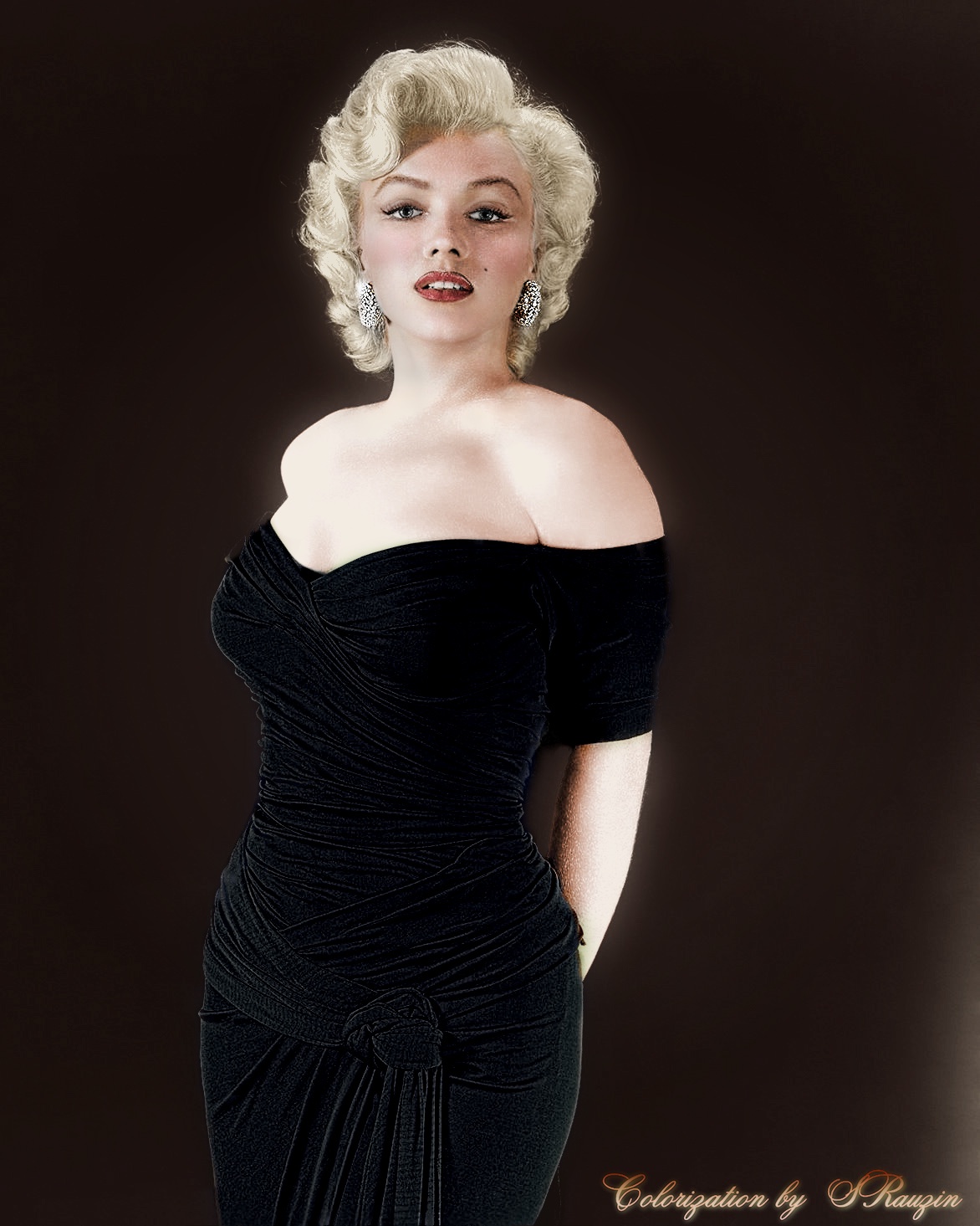 Marilyn Monroe in 1926: A Colorized Tribute by Sergey V. Rauzin (2015)