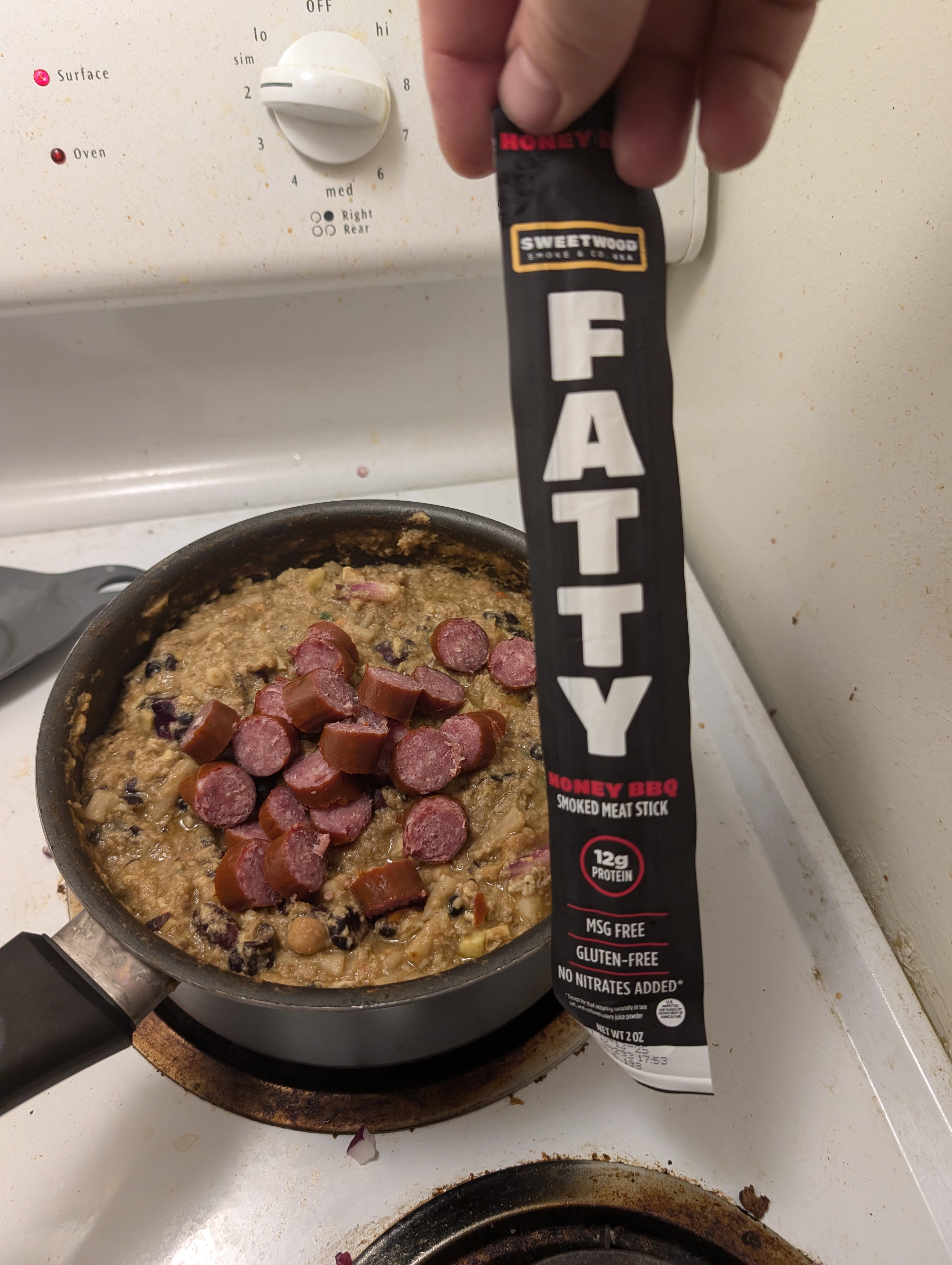 Just had a nostalgic moment about that leftover meat stick from lunch!